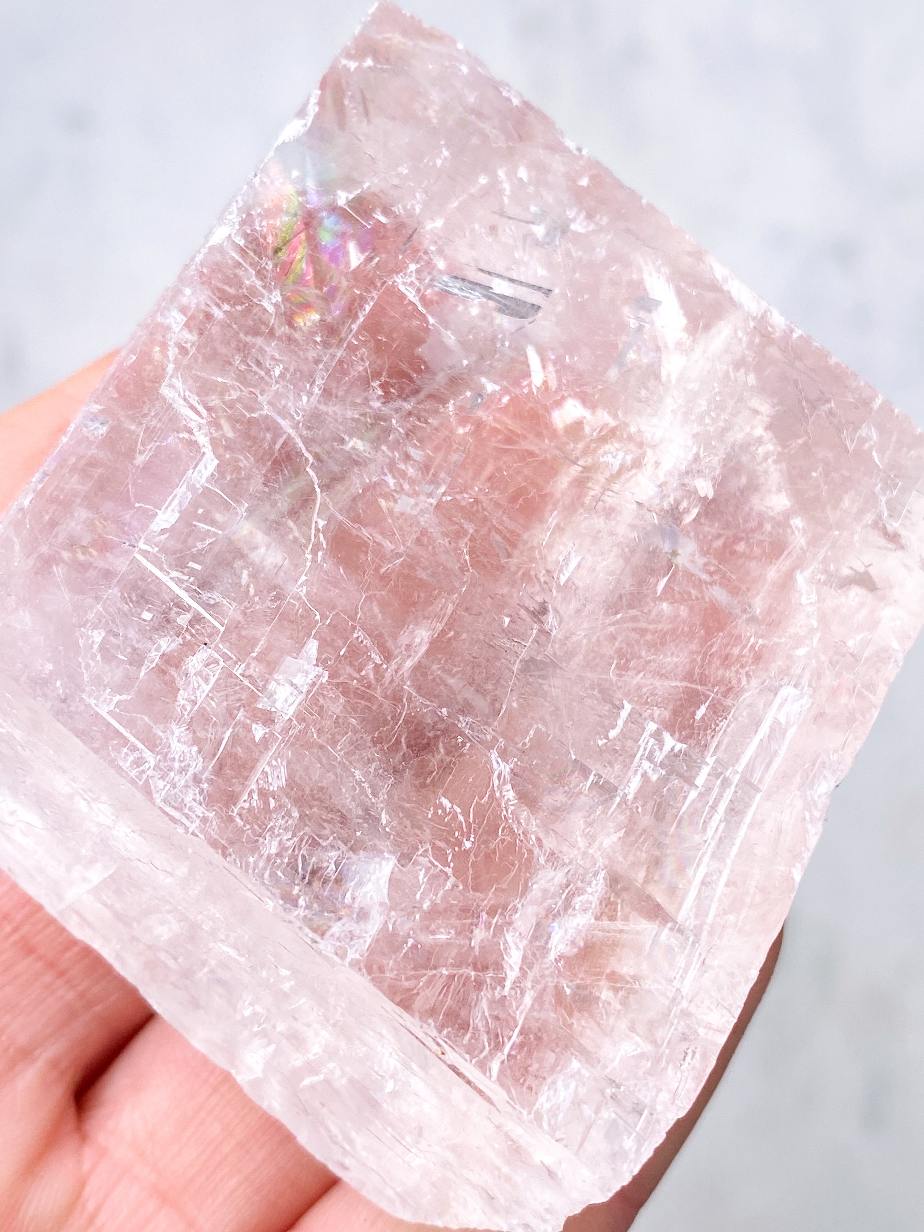 Islandspat Rå - Optisk Kalcit (nr 6) 