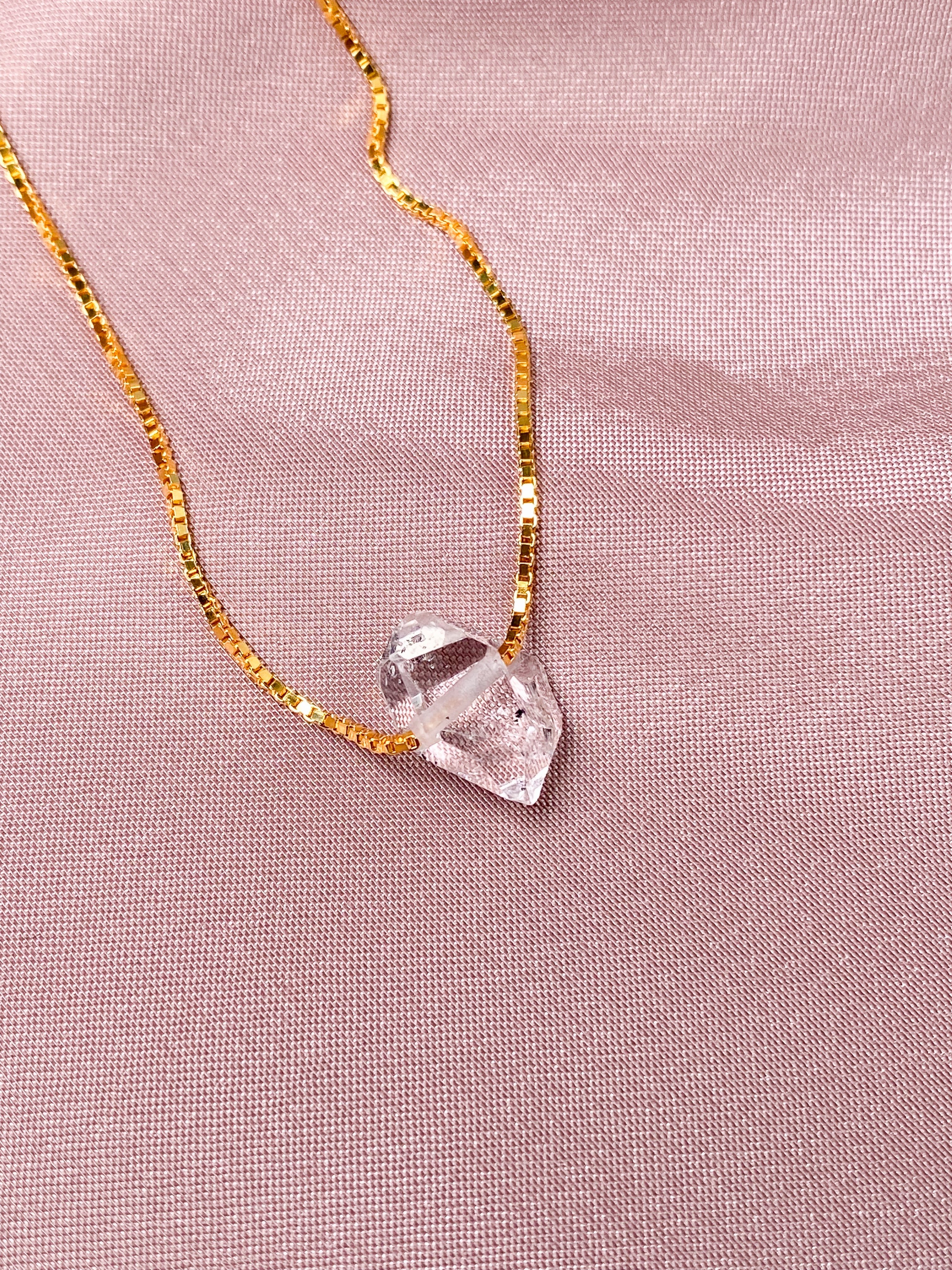 Herkimer diamanthalsband (nr 1) exklusiv kvalitet