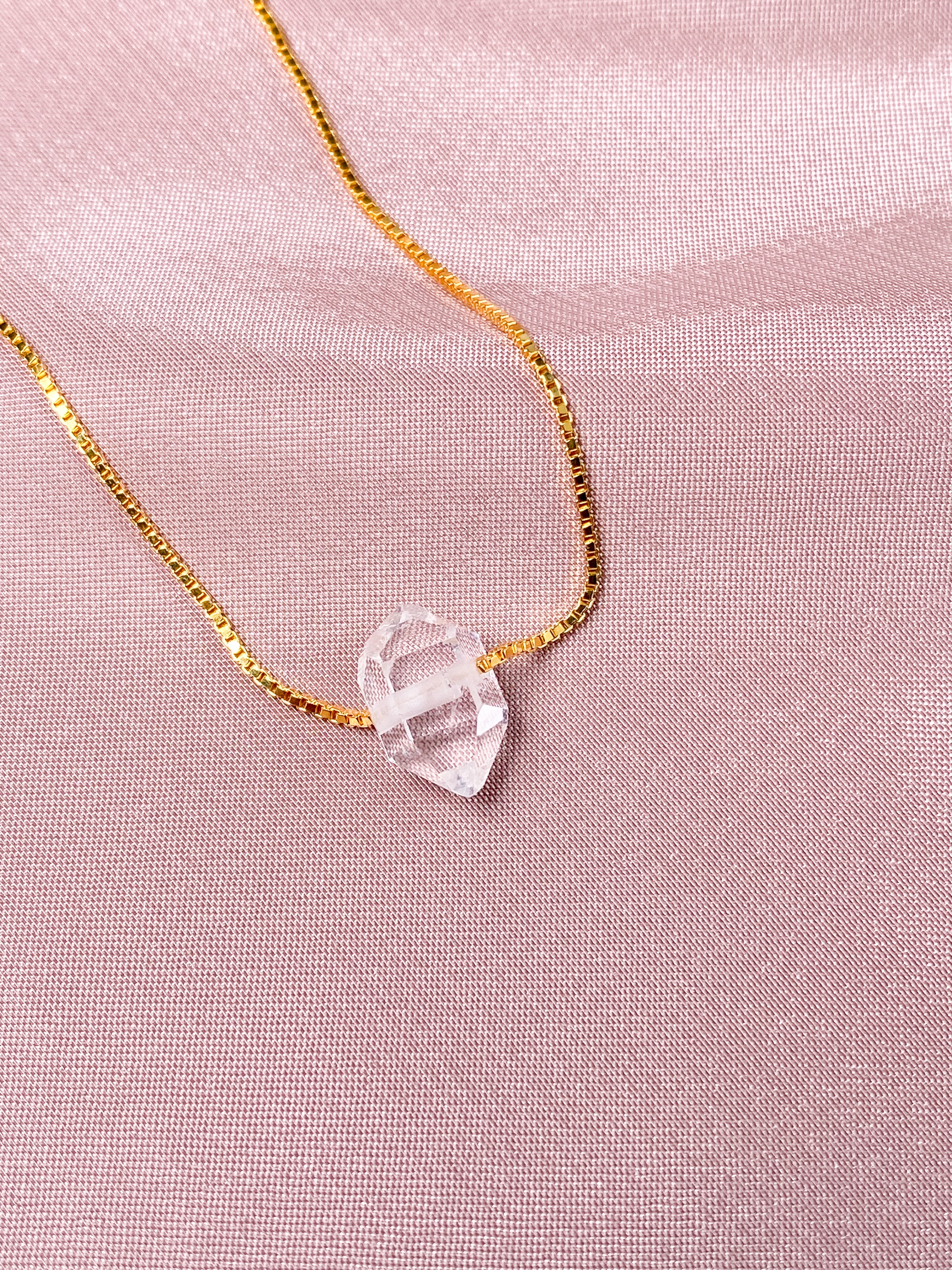 Herkimer diamanthalsband (nr 1) exklusiv kvalitet