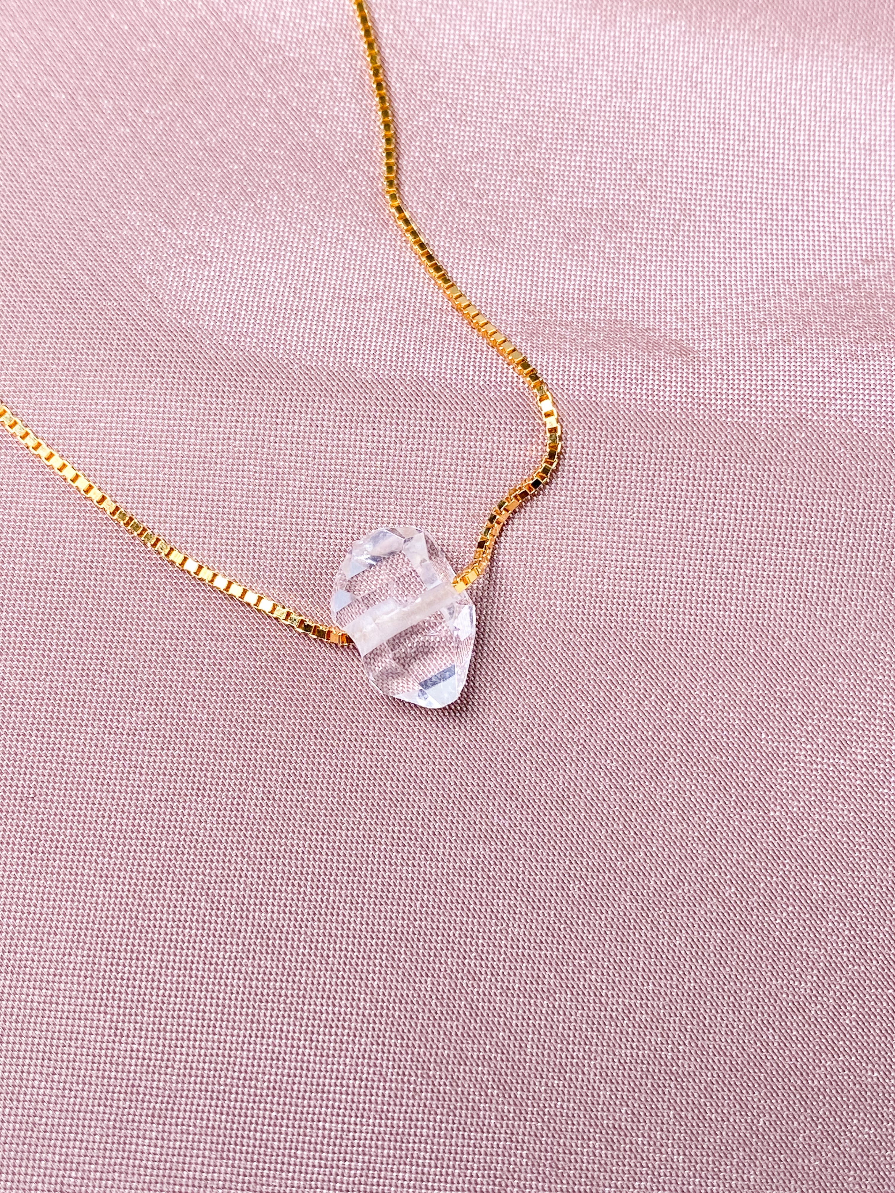 Herkimer diamanthalsband (nr 1) exklusiv kvalitet