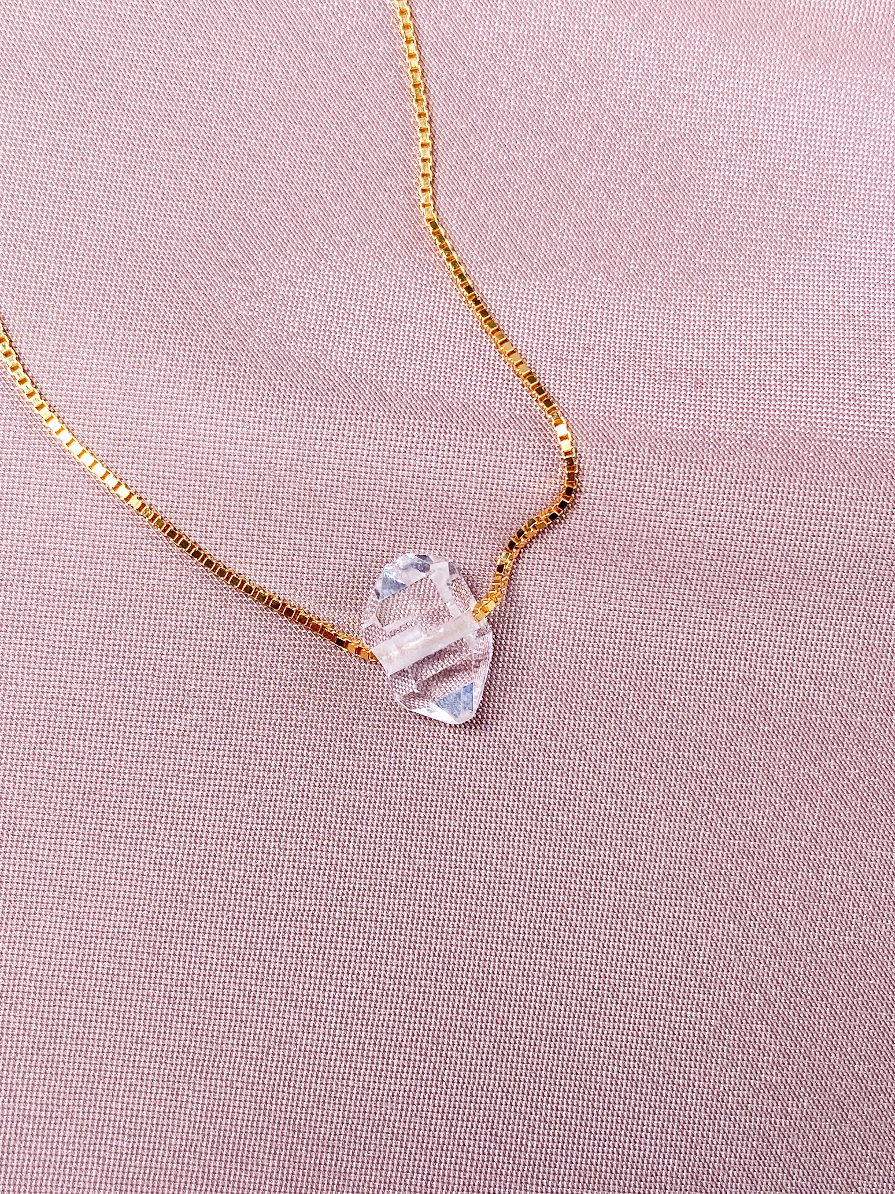 Herkimer diamanthalsband (nr 1) exklusiv kvalitet