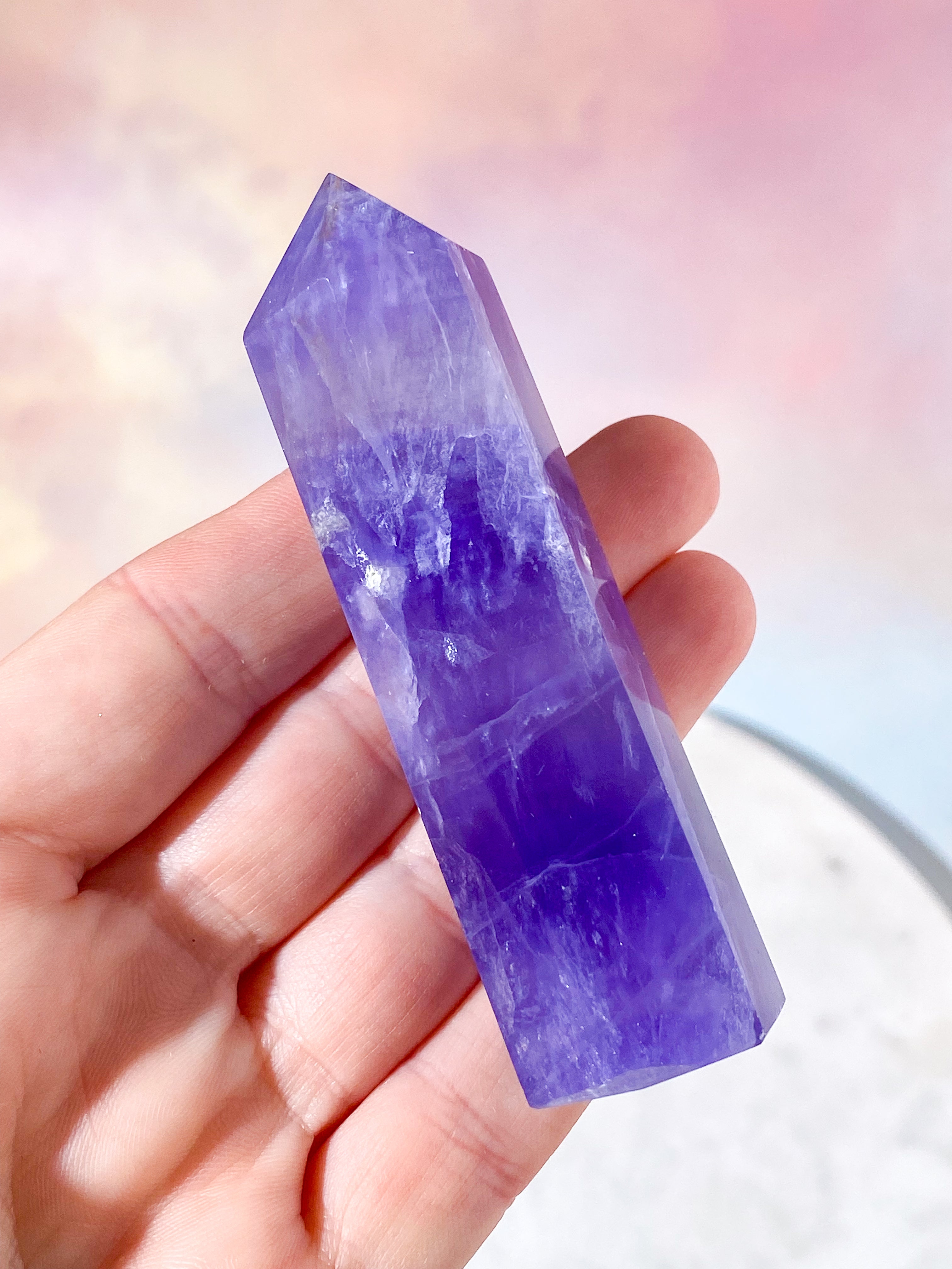 Indigo Fluorit Tårn (Nr. 2)