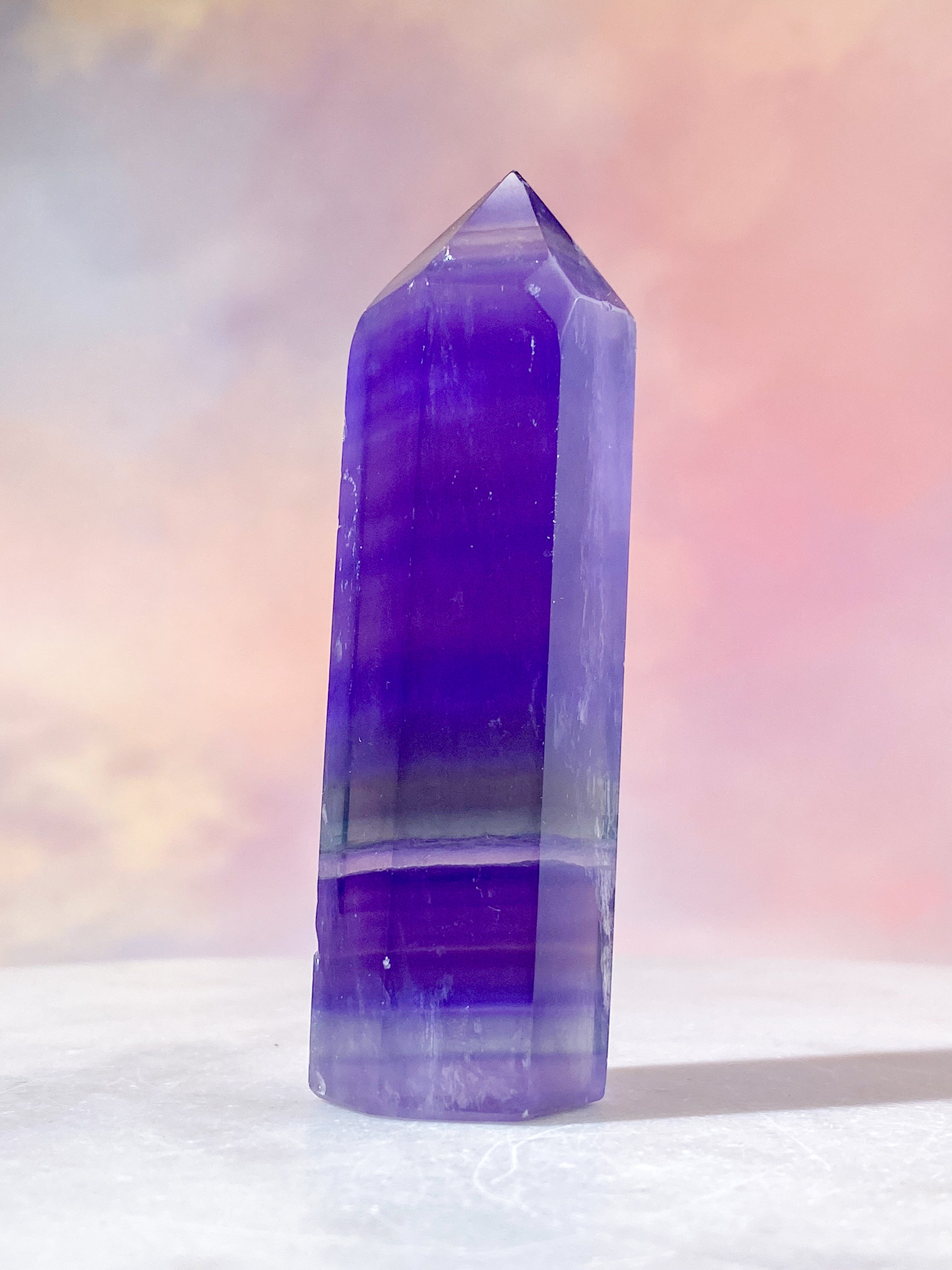 Indigo Fluorit Tårn (Nr. 6)