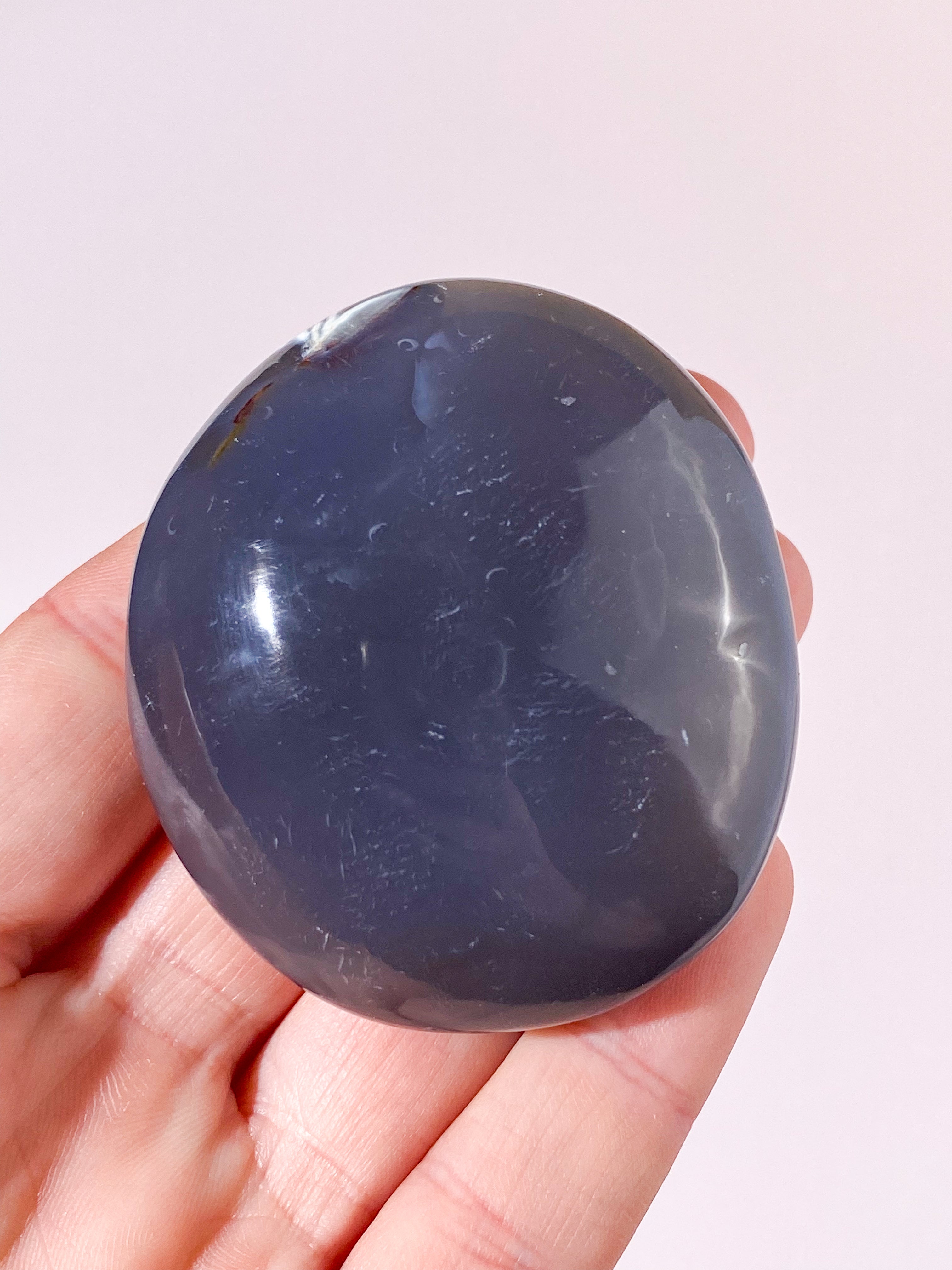 Orca Agat Palmstone (Nr. 2)