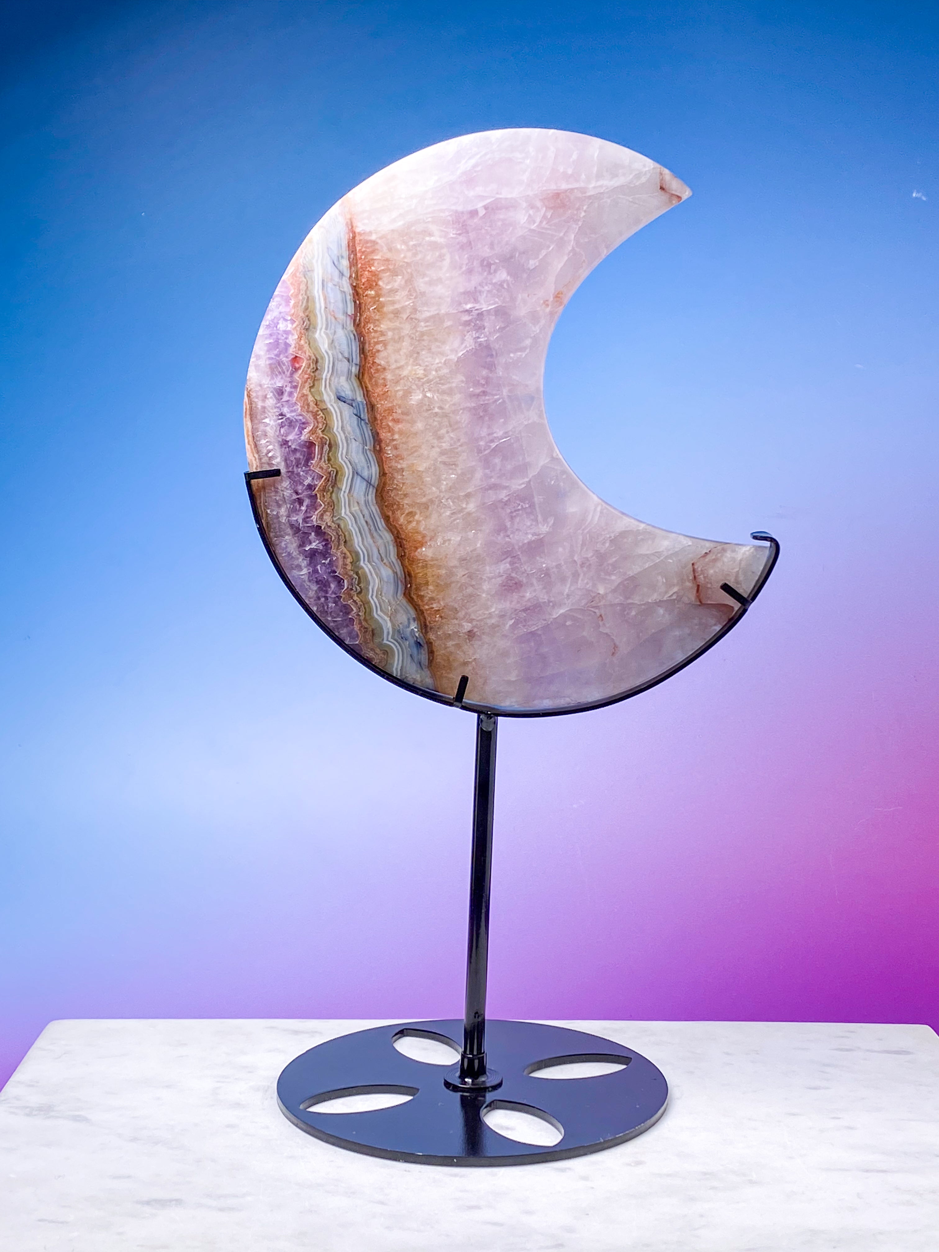 Mexiko Agat &amp; Ametist Månen Till Fot