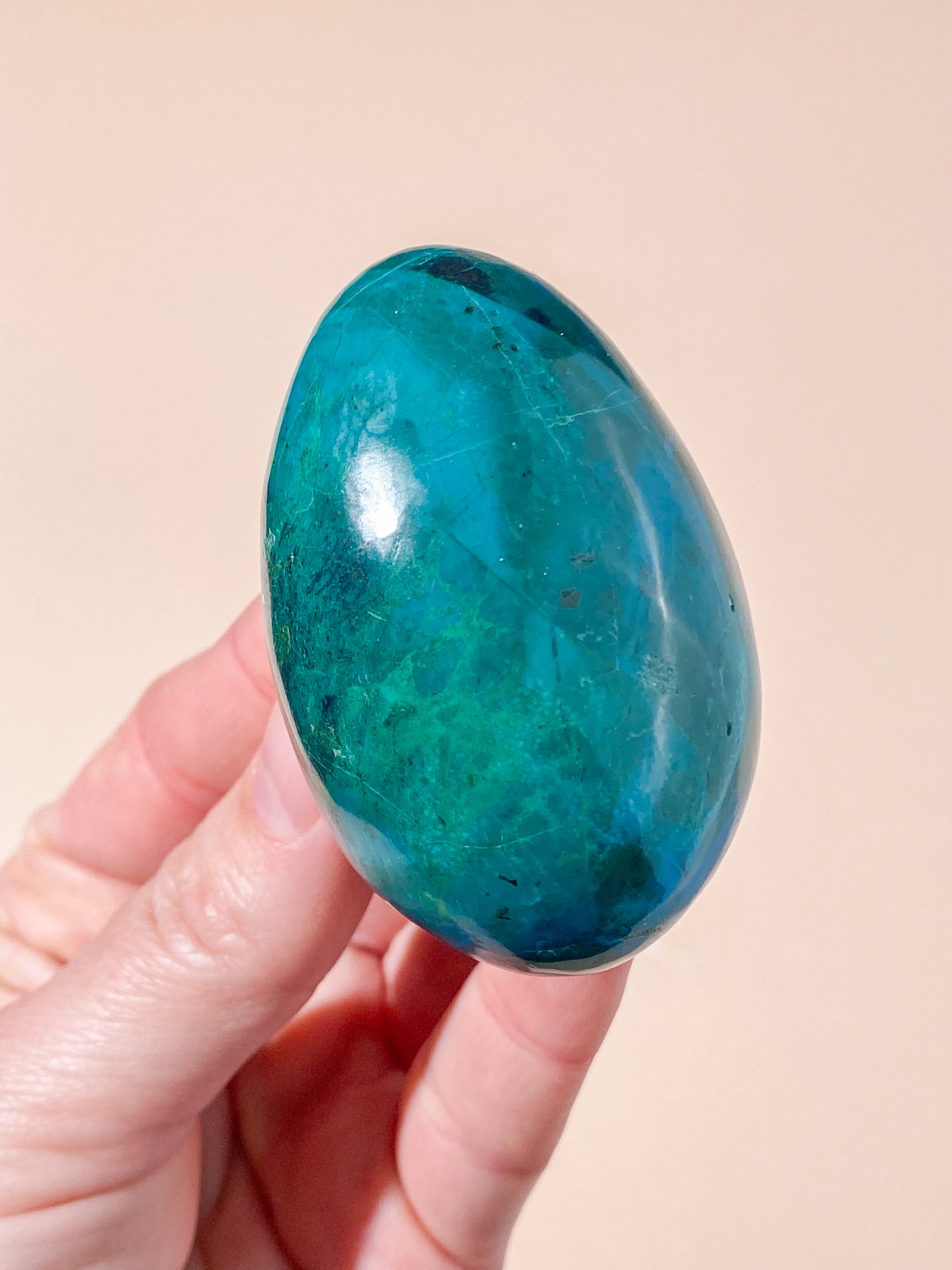 Krysokolla Ägg (Nr 5) Exklusiv Kvalitet