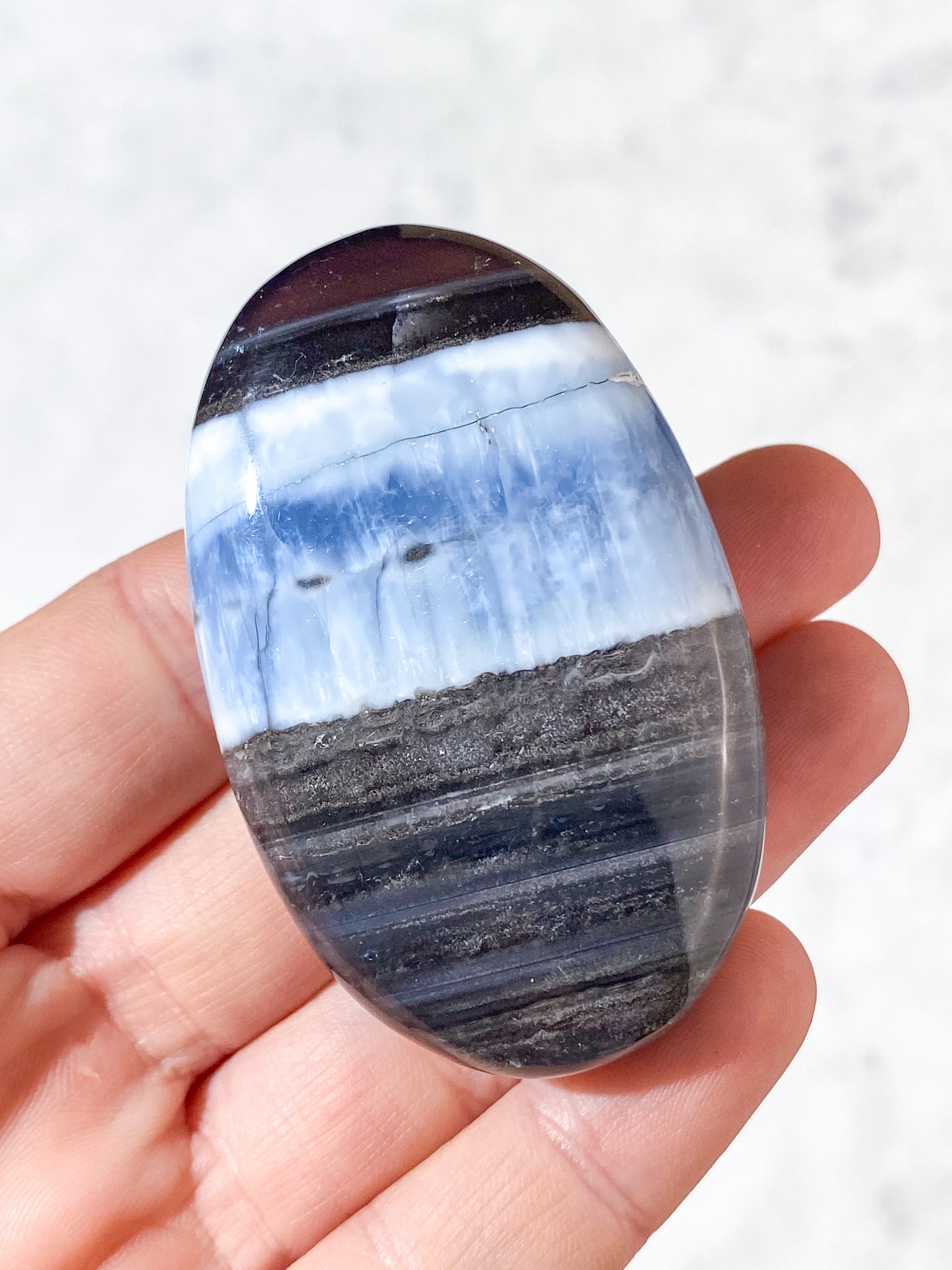 Blå Opal Palmsten (nr 15)
