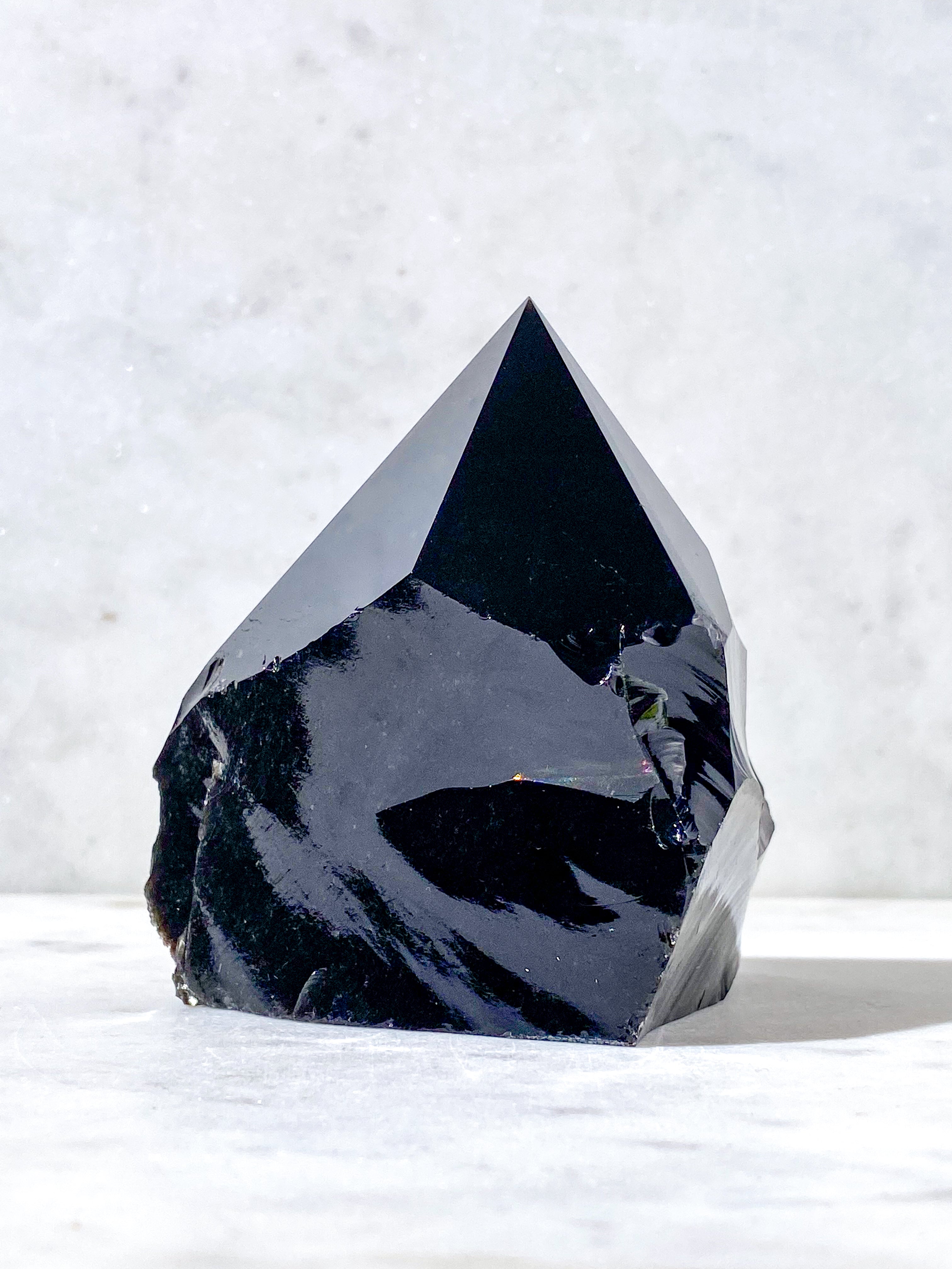 Obsidian Med Poleret Spids (Nr. 1)