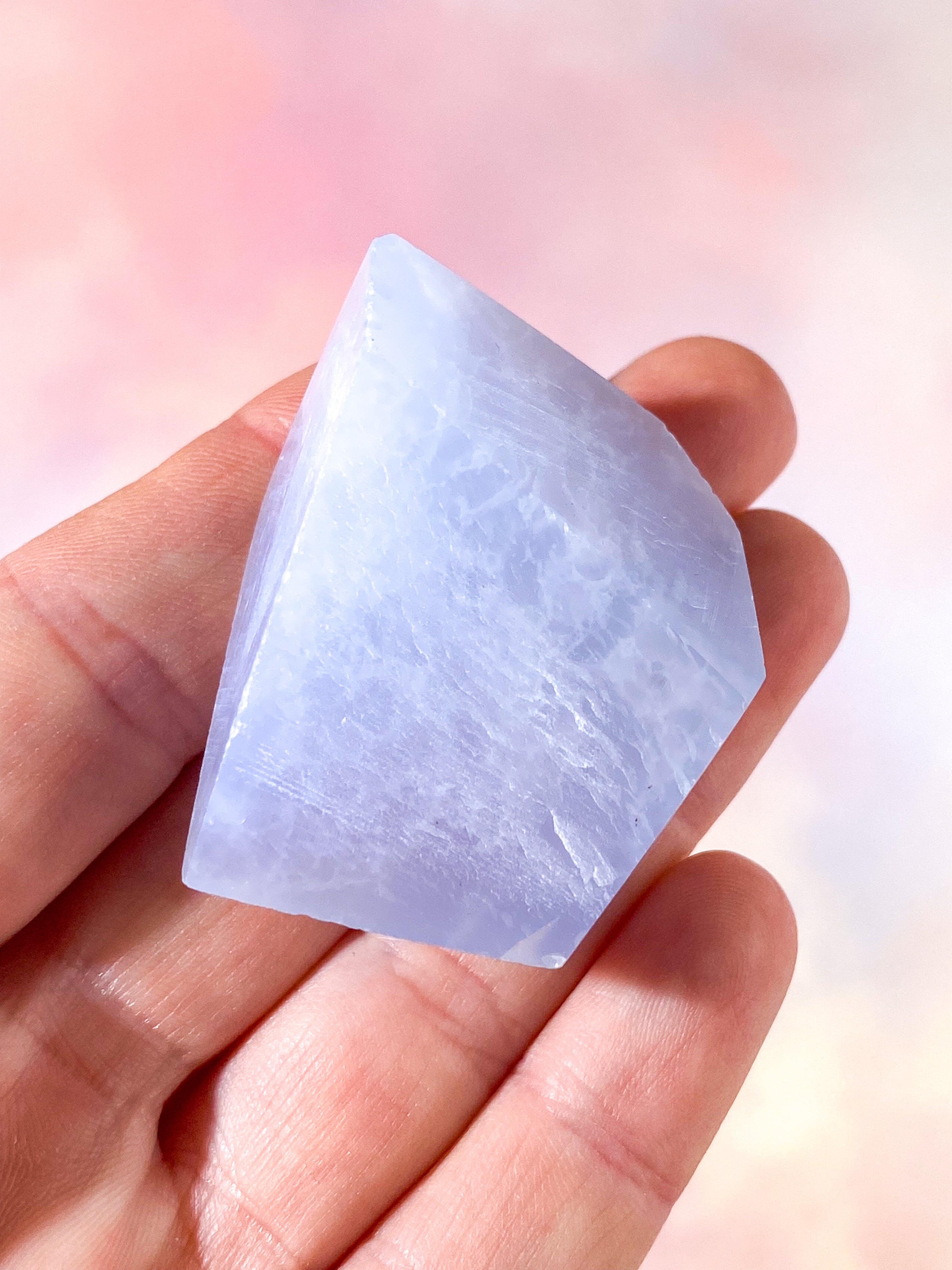 Blå Chalcedon Freeform (Nr. 3)