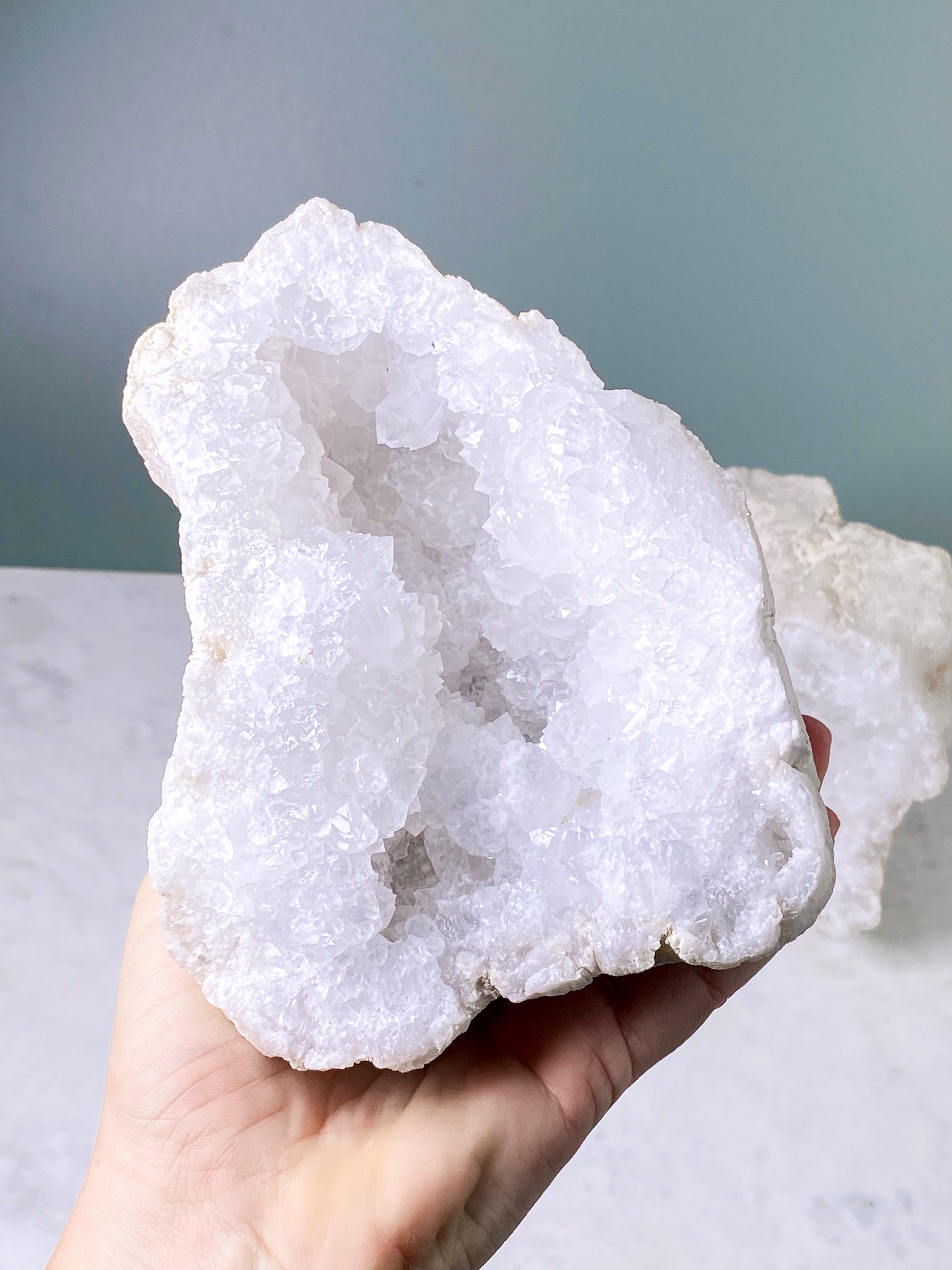 XL bergkristallgeodset (nr 30)