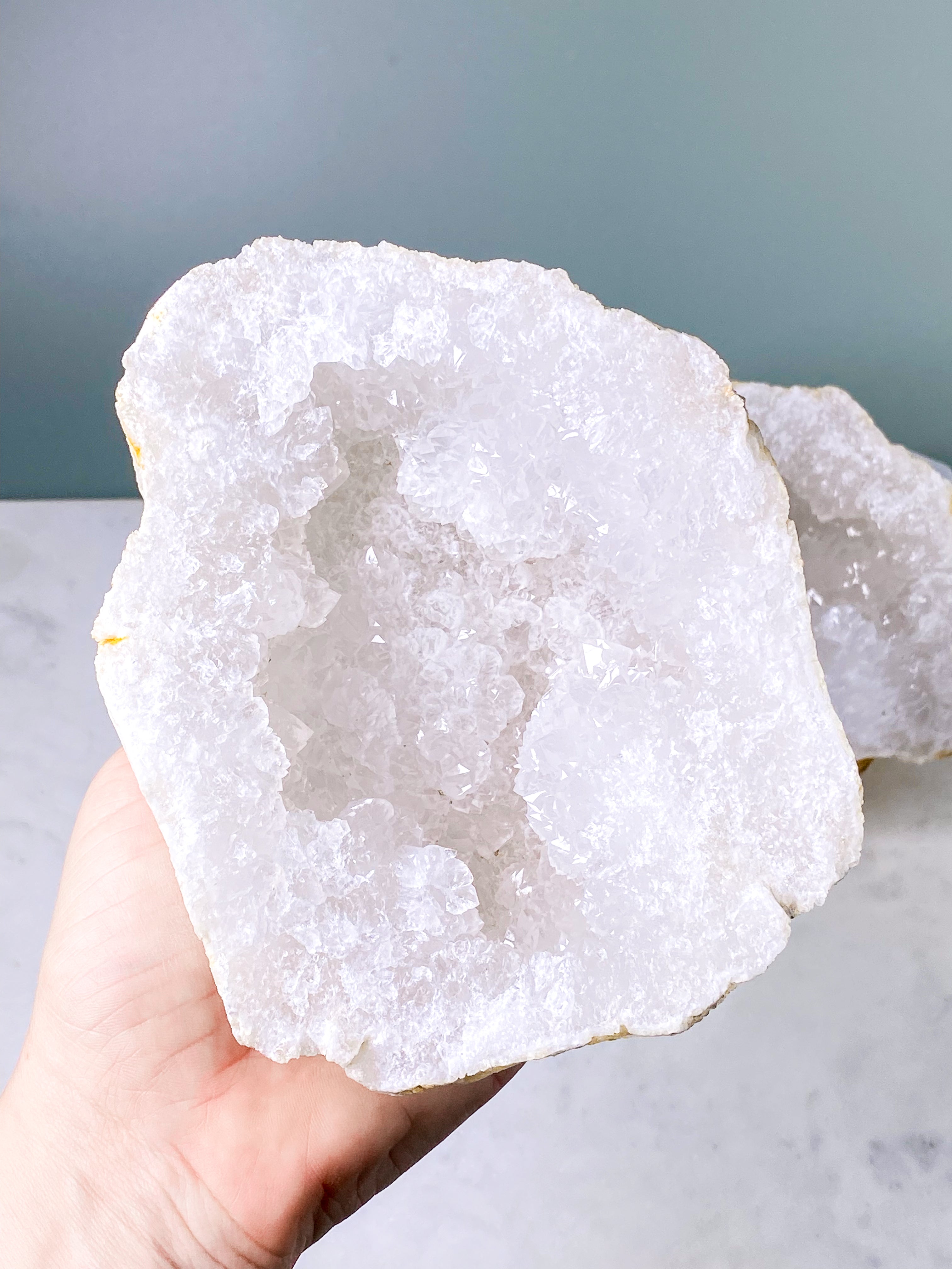 XL bergkristallgeodset (nr 30)