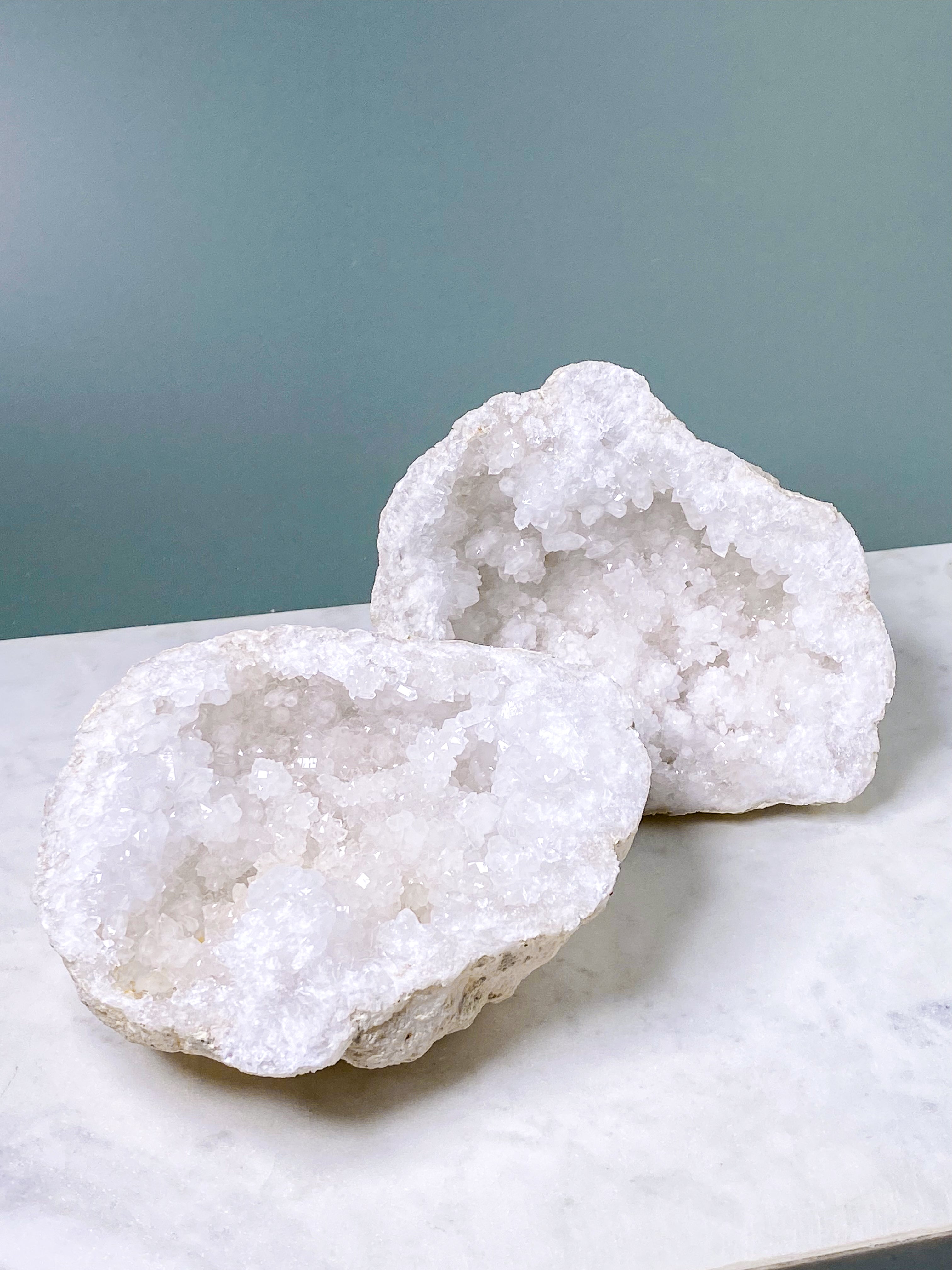 XL bergkristallgeodset (nr 30)