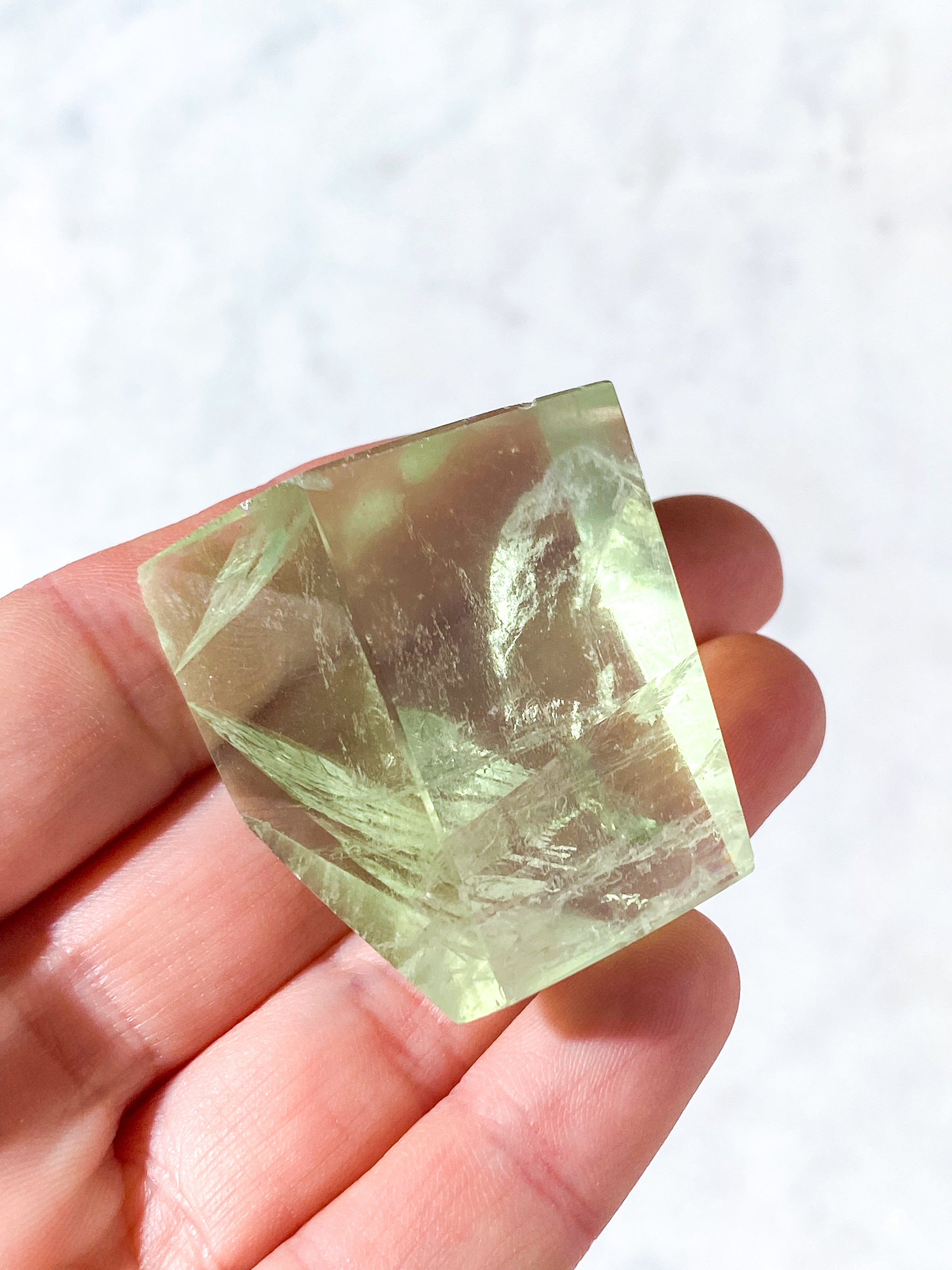 Green Apple Fluorit Freeform (Nr. 1) Eksklusiv Kvalitet