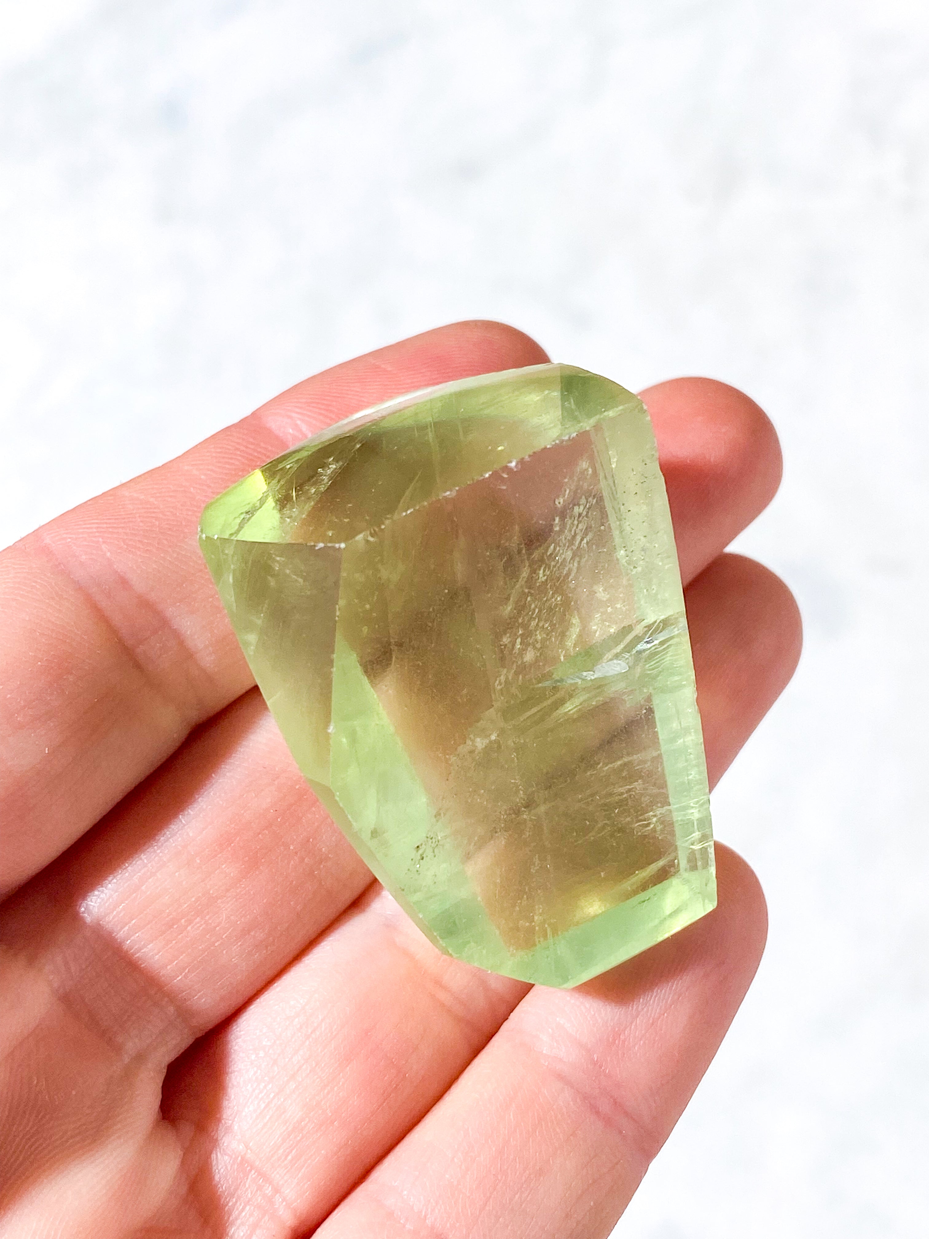 Green Apple Fluorit Freeform (Nr. 7) Eksklusiv Kvalitet