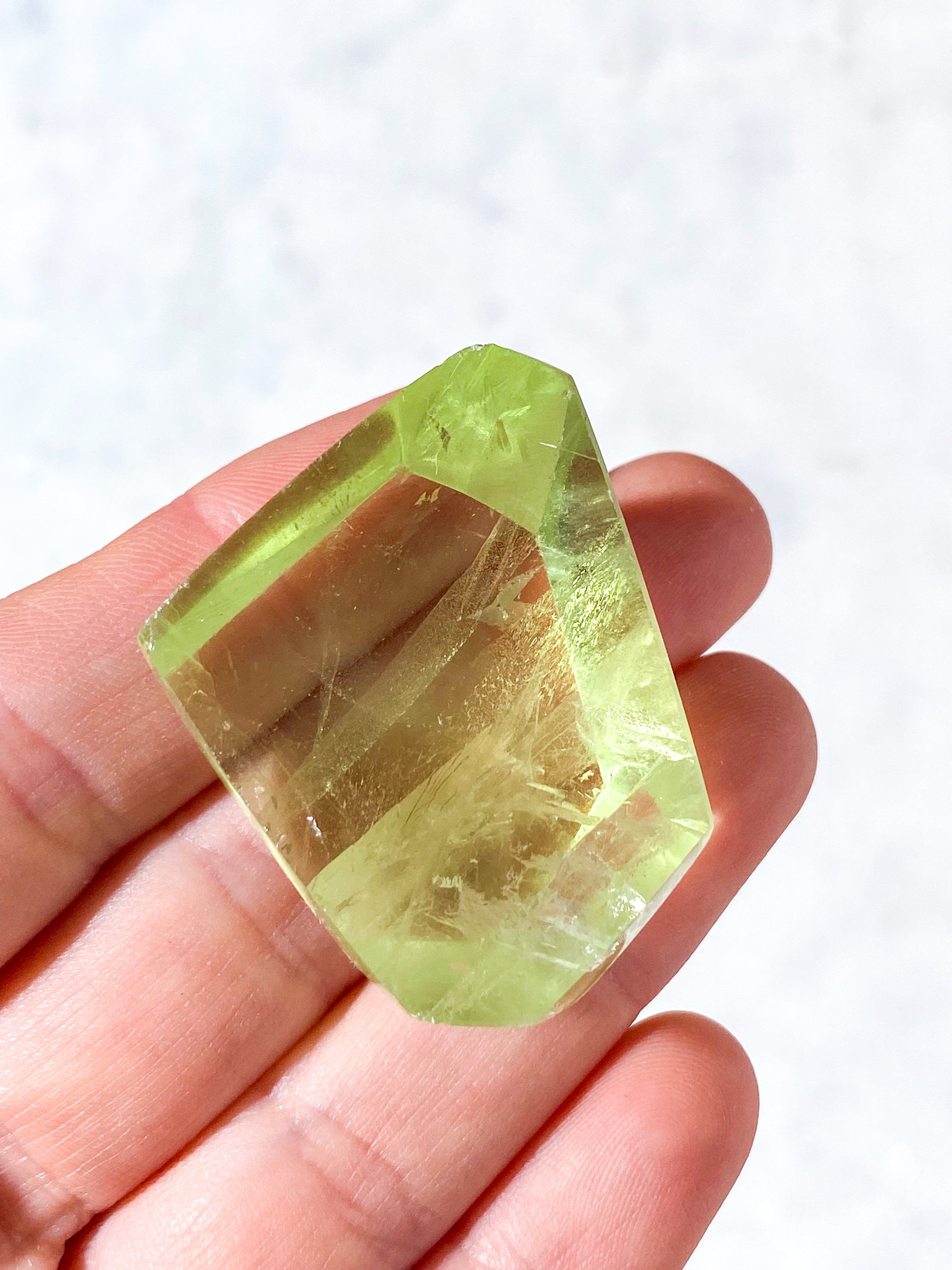 Green Apple Fluorit Freeform (Nr. 9) Eksklusiv Kvalitet