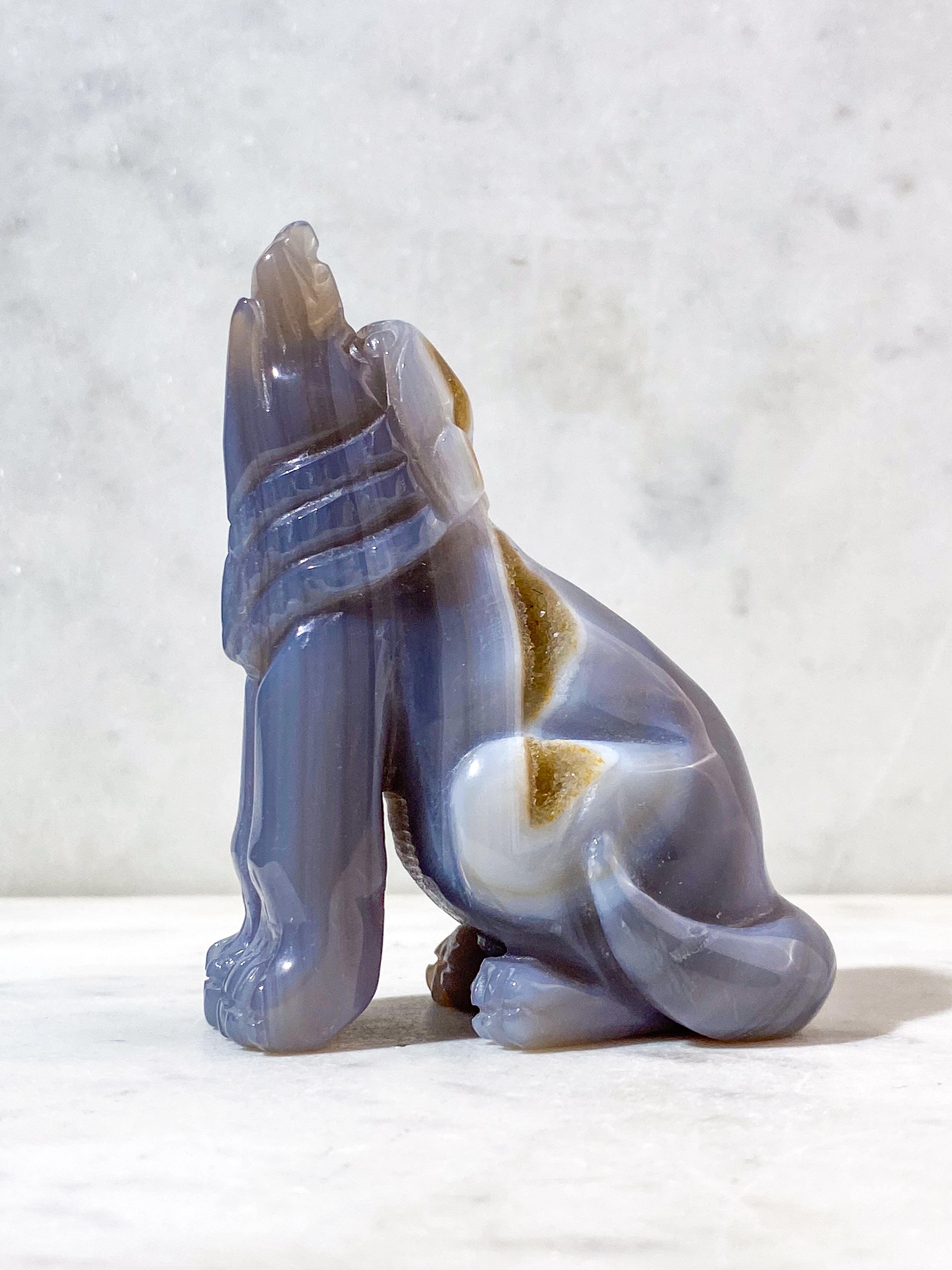 Druzy Agat Varg (Nr. 11)