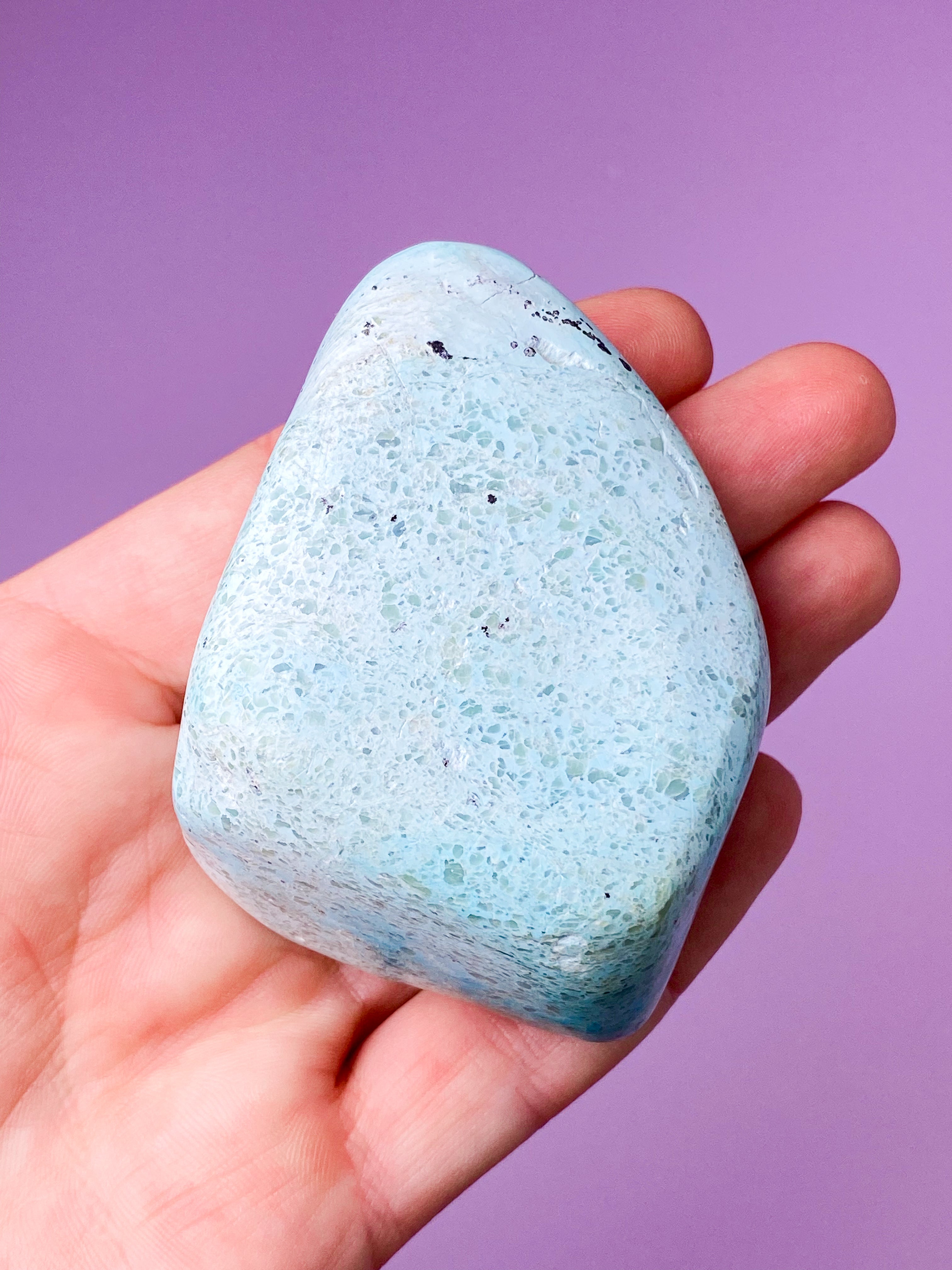 Akva Chrysocolla polerad