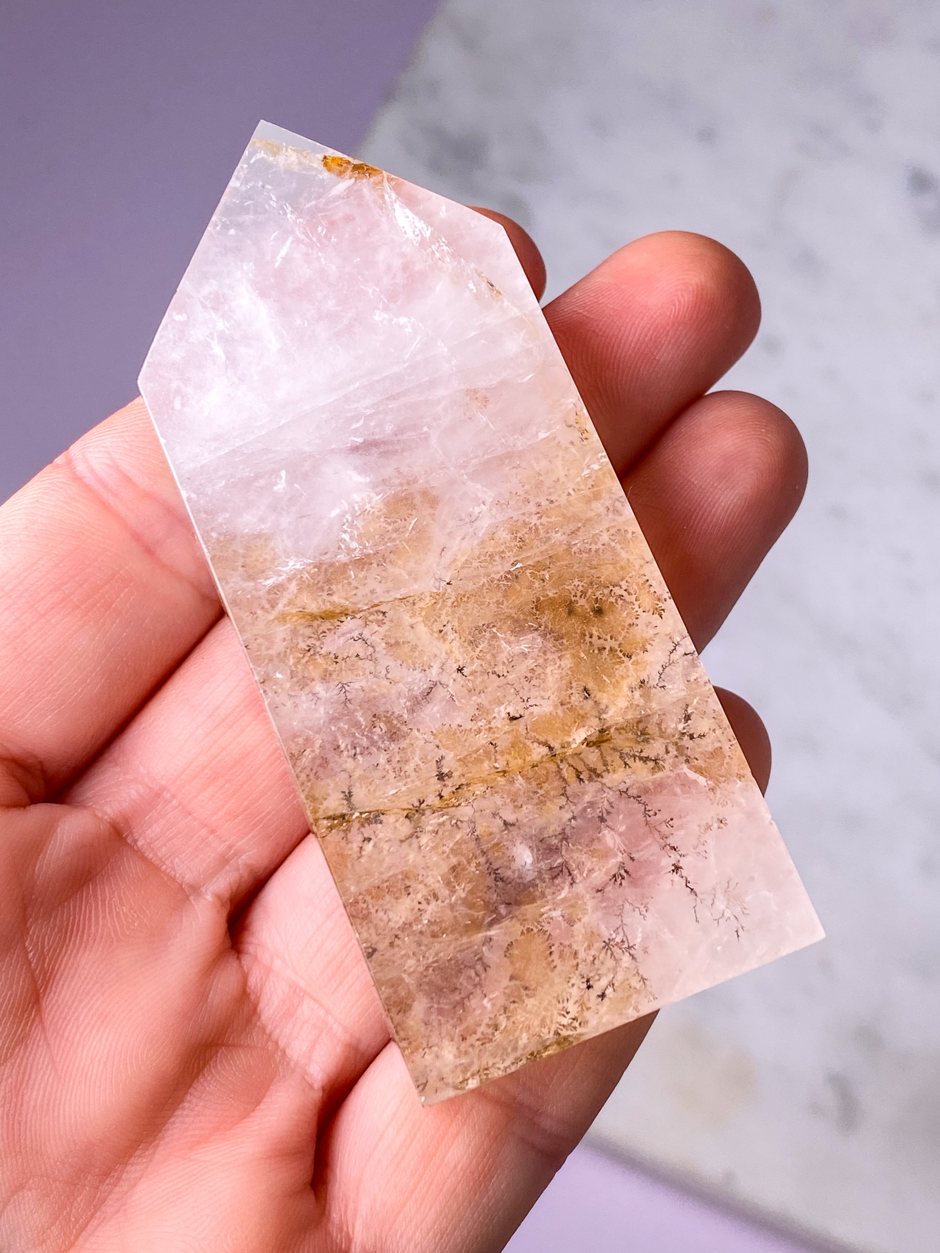 Dendrit Quartz tårn (Nr. 3) Eksklusiv Kvalitet