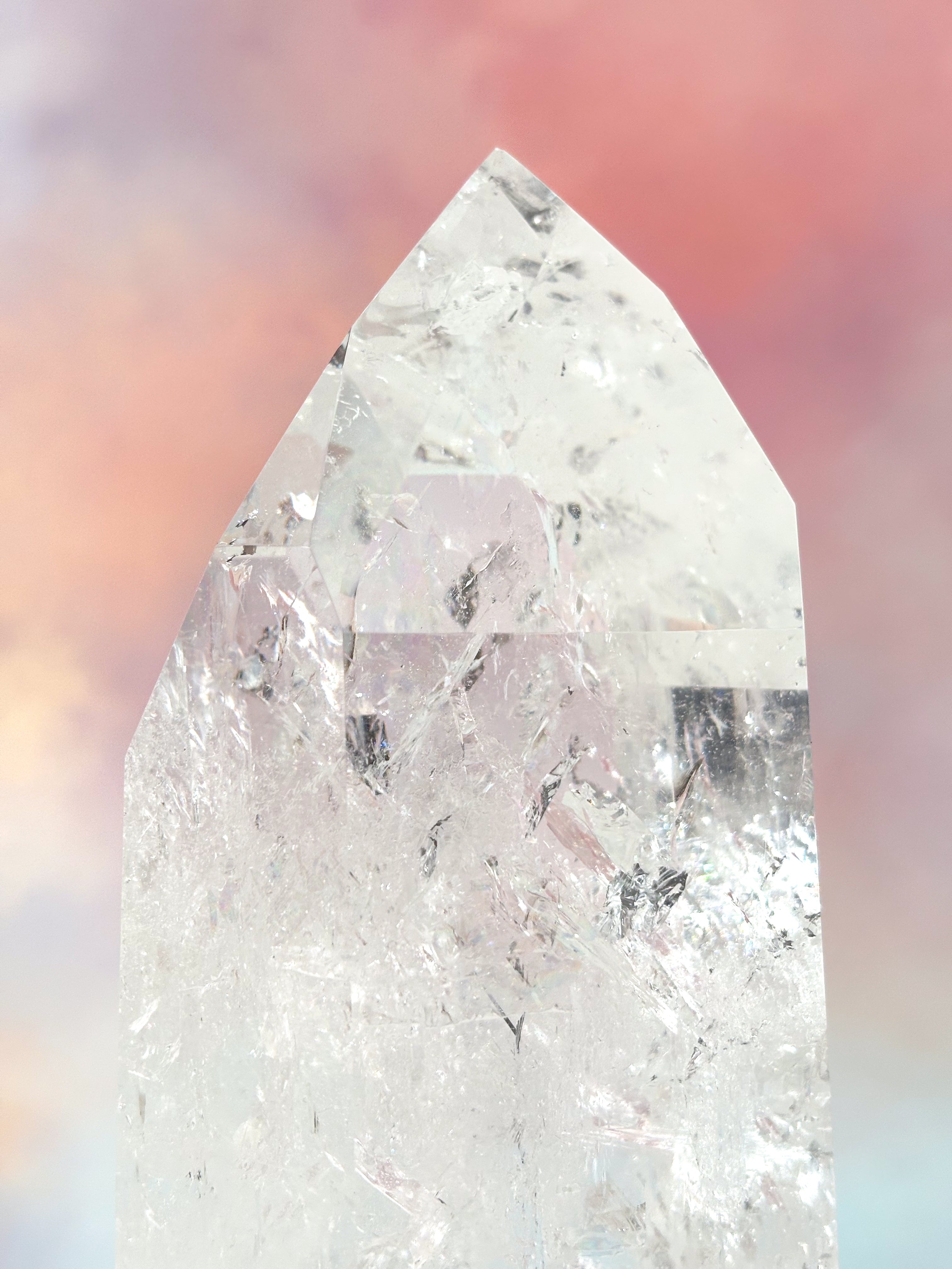 Jättestort Bergkristalltorn (Nr. 30) Exklusiv Kvalitet