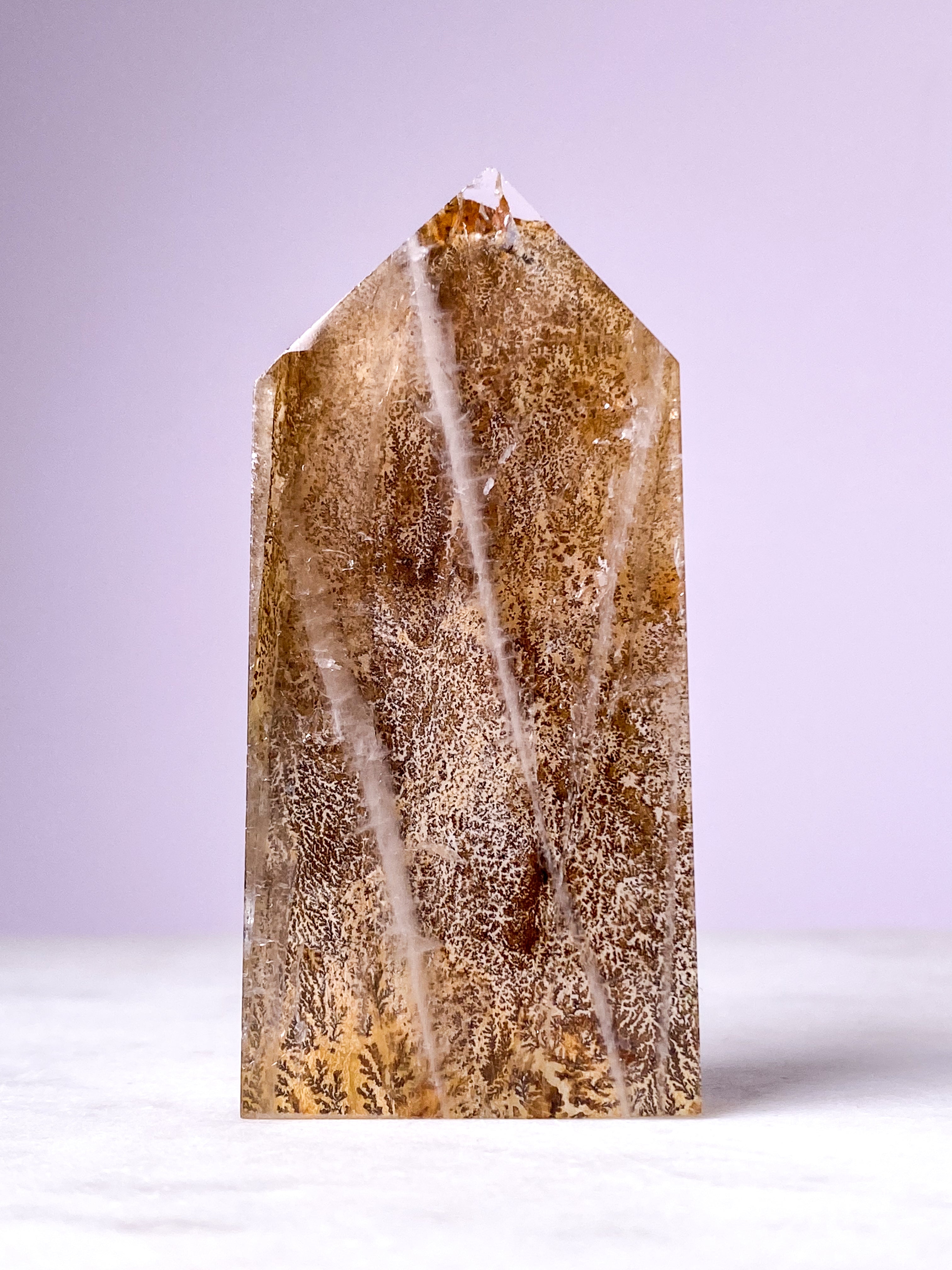 Dendrit Quartz tårn (Nr. 18) Eksklusiv Kvalitet