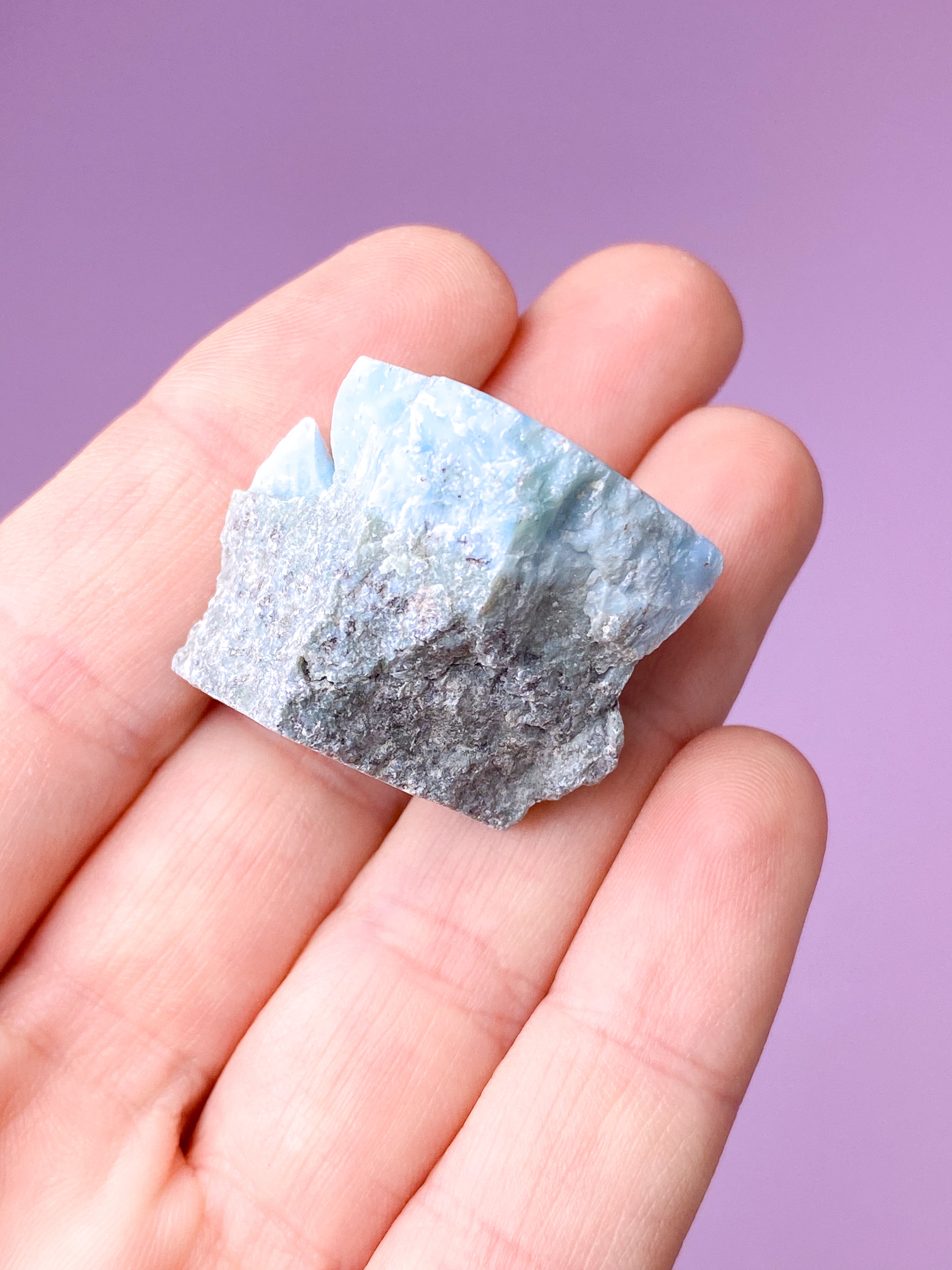 Larimar Semipoleret (Nr. 28)