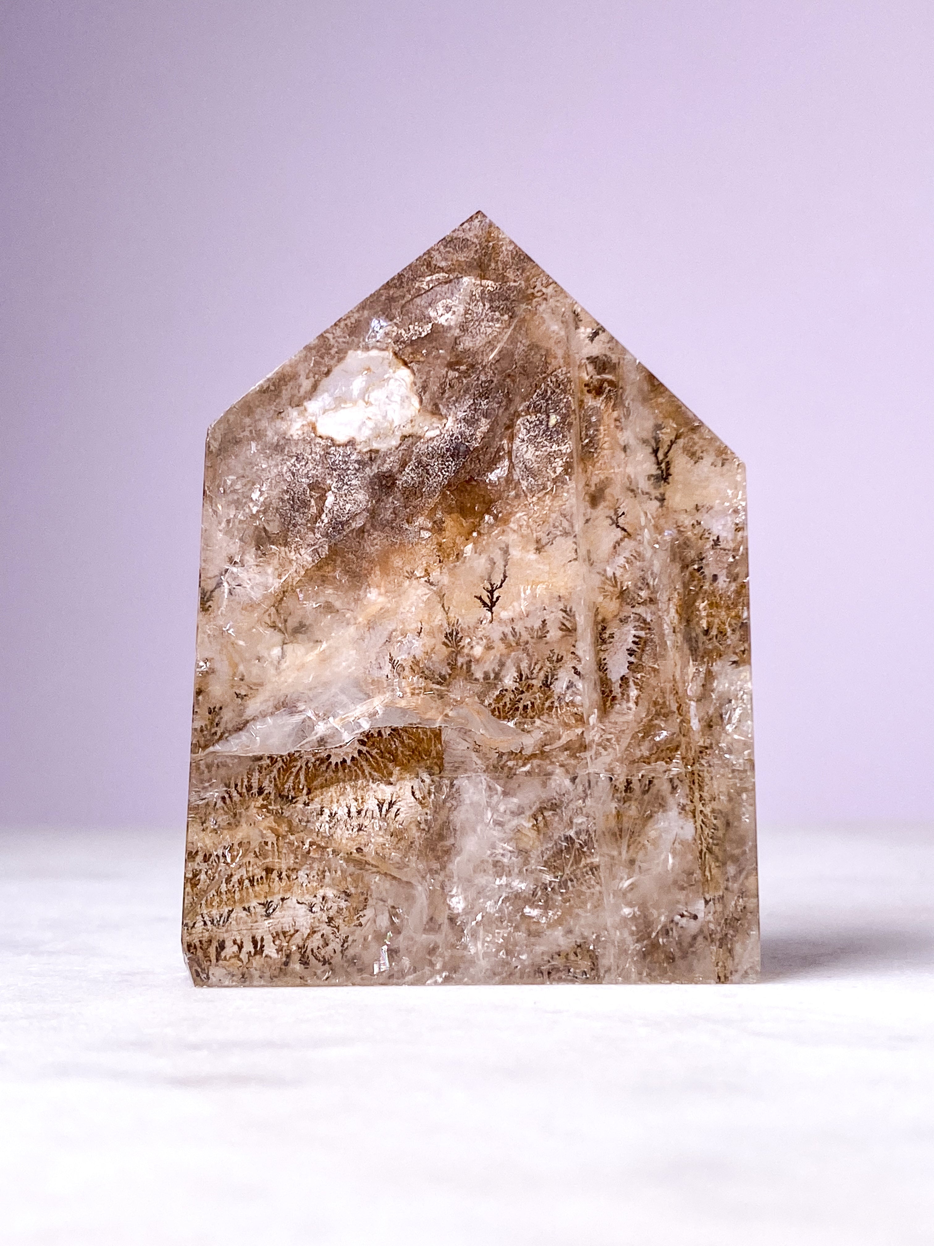 Dendrit Quartz tårn (Nr. 23) Eksklusiv Kvalitet