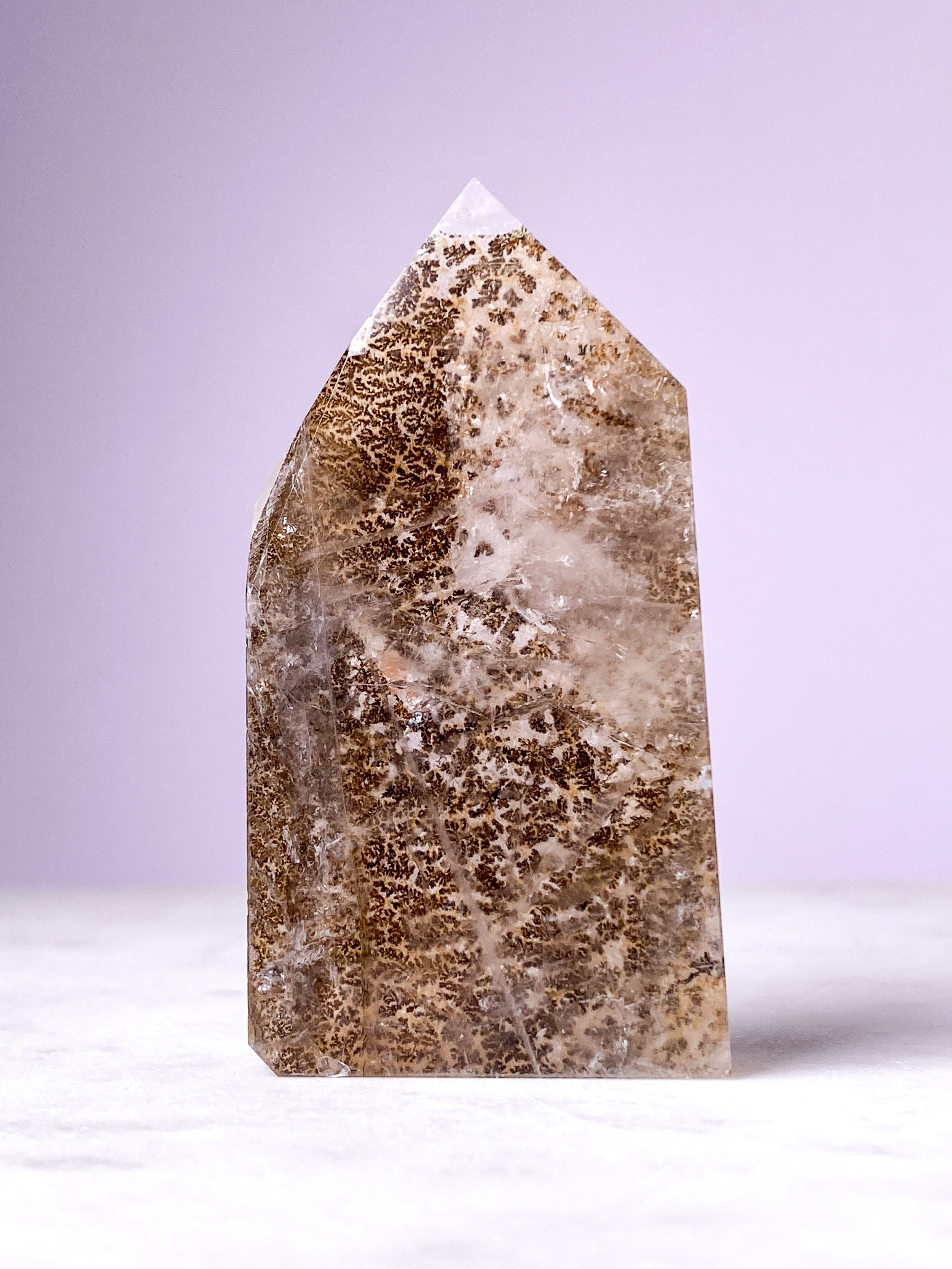 Dendrit Quartz tårn (Nr. 24) Eksklusiv Kvalitet