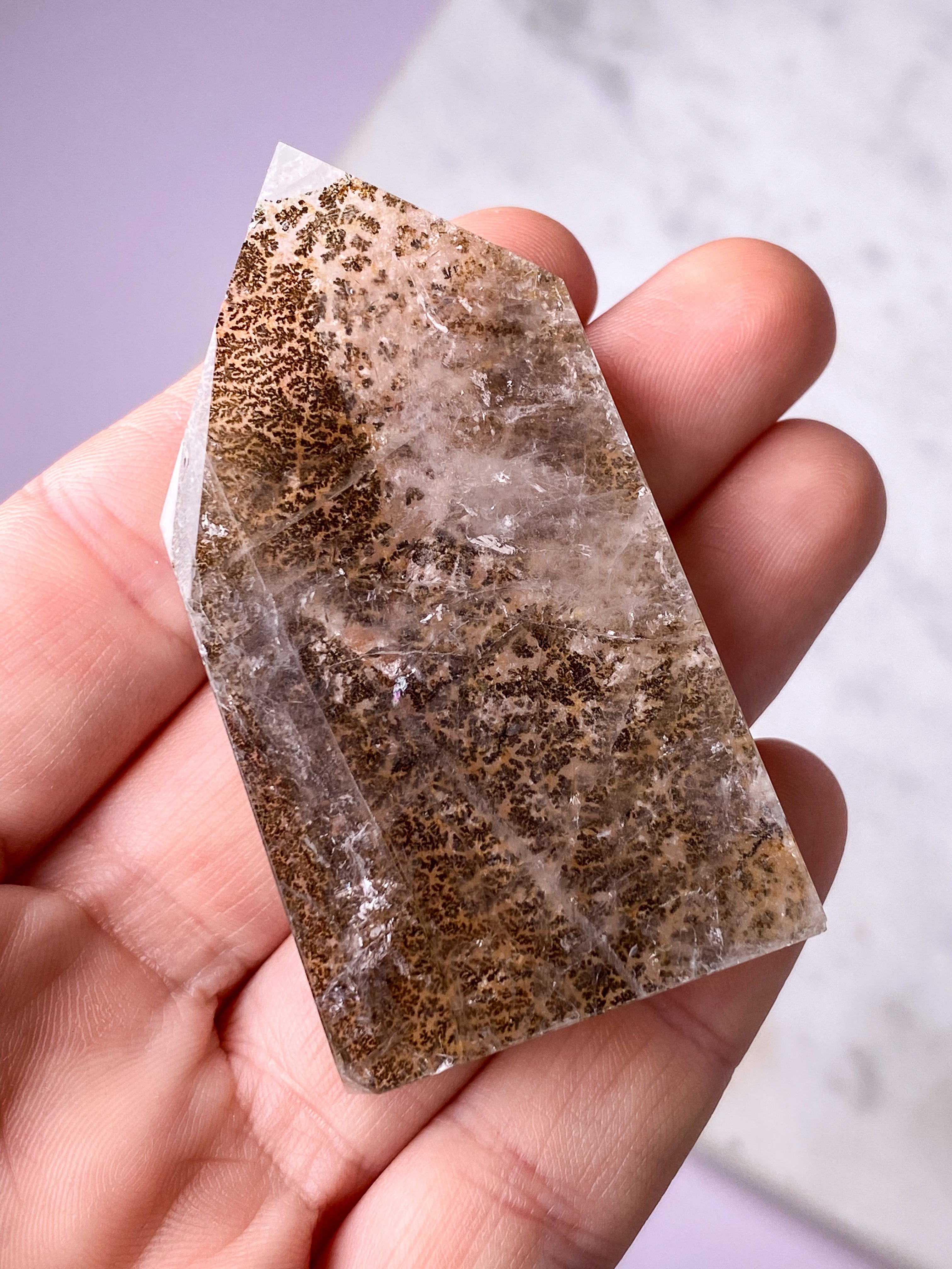 Dendrit Quartz tårn (Nr. 24) Eksklusiv Kvalitet