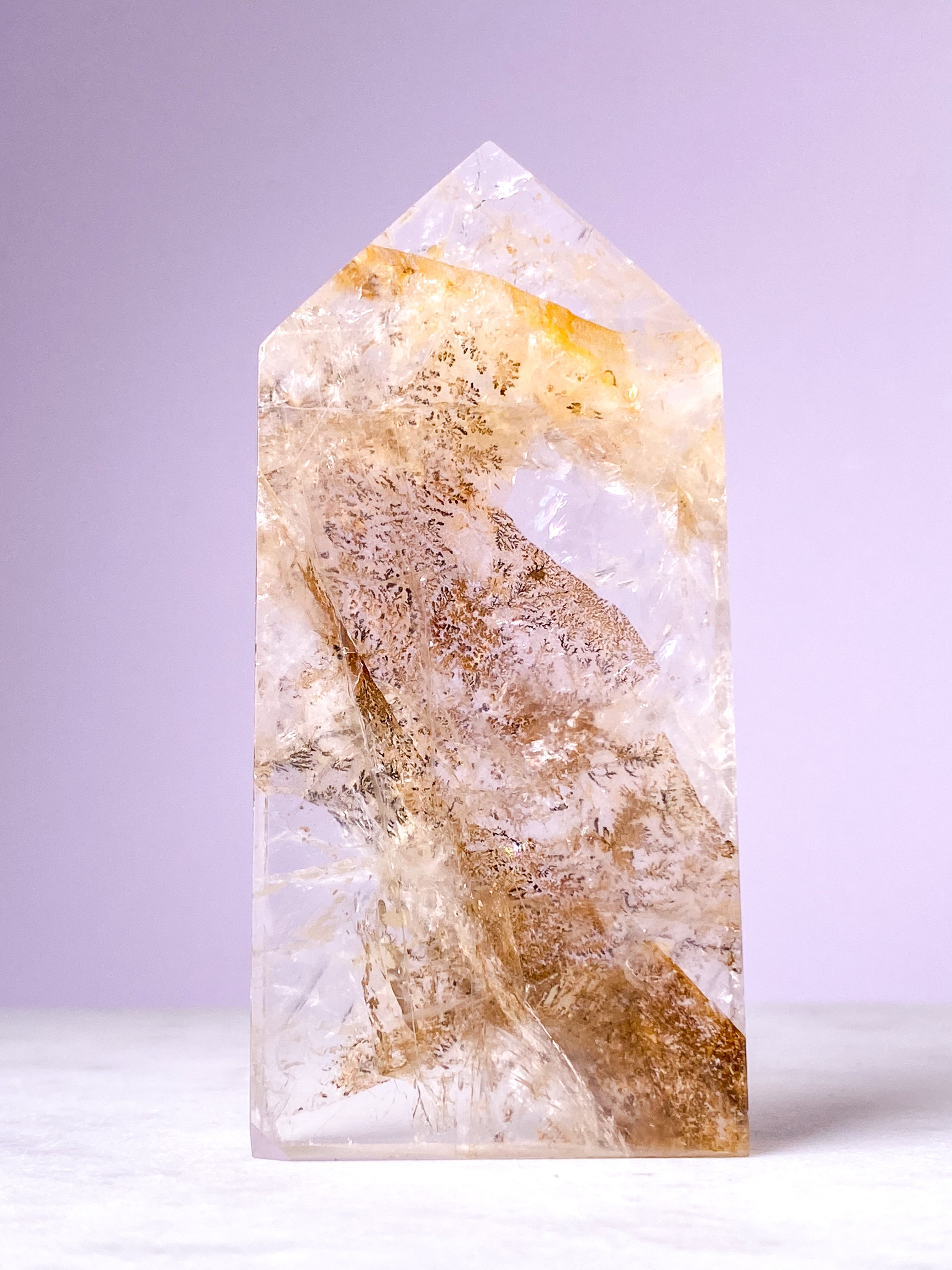 Dendrit Quartz tårn (Nr. 25) Eksklusiv Kvalitet