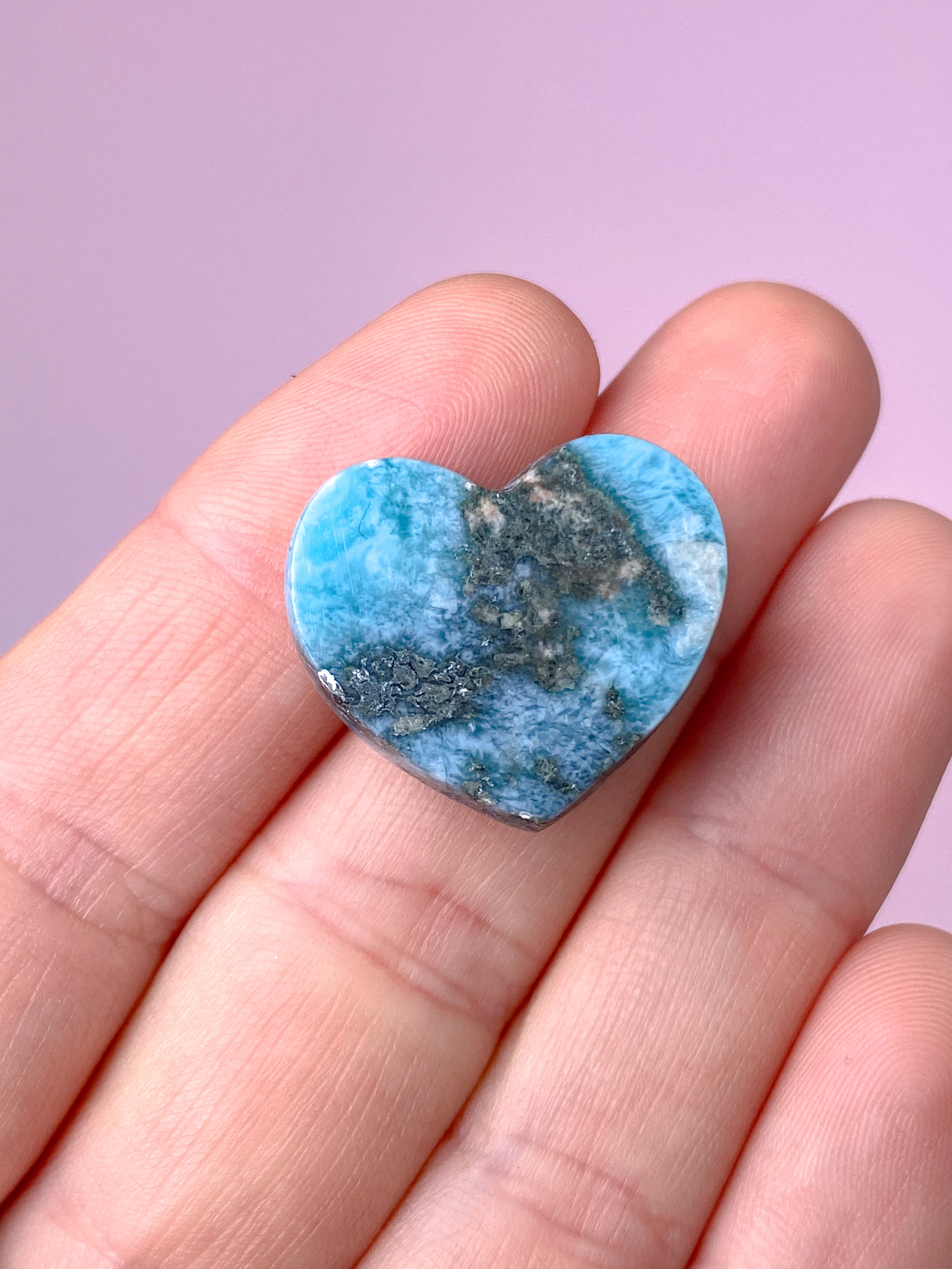 Larimar Hjerte (Nr. 3) Eksklusiv Kvalitet