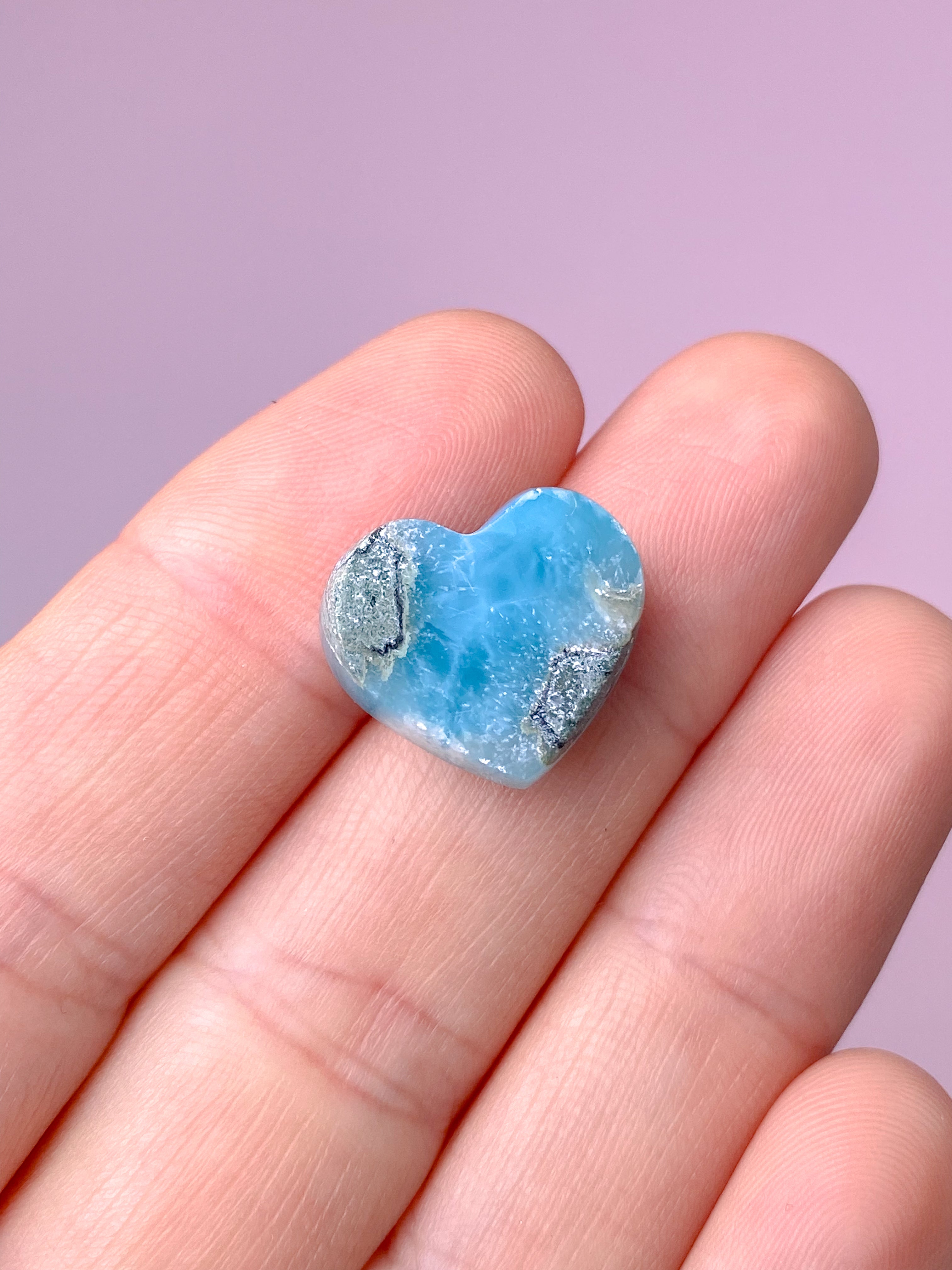 Larimar Hjerte (Nr. 4) Eksklusiv Kvalitet