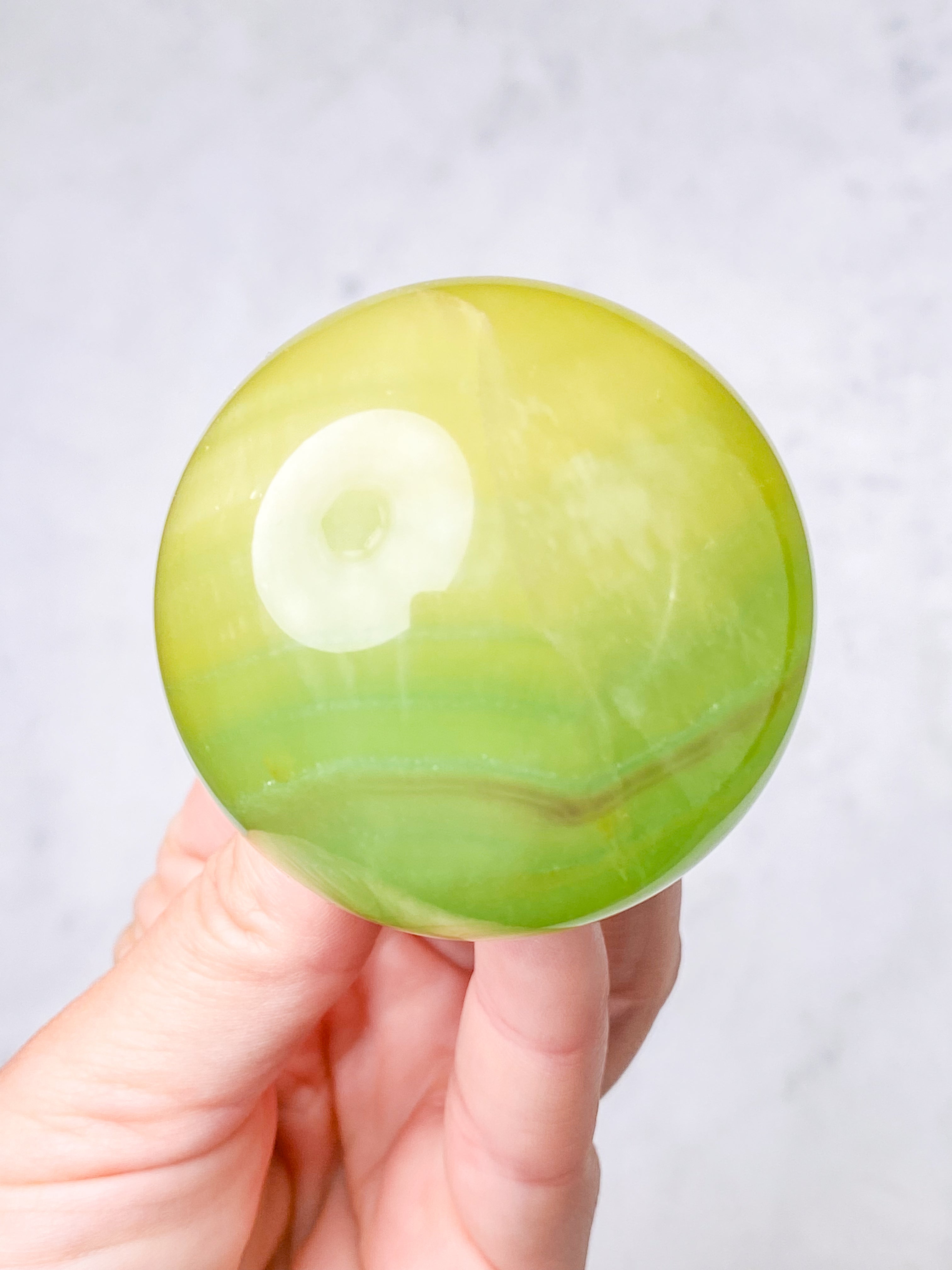 Mango Fluorit Kugle (Nr. 8)