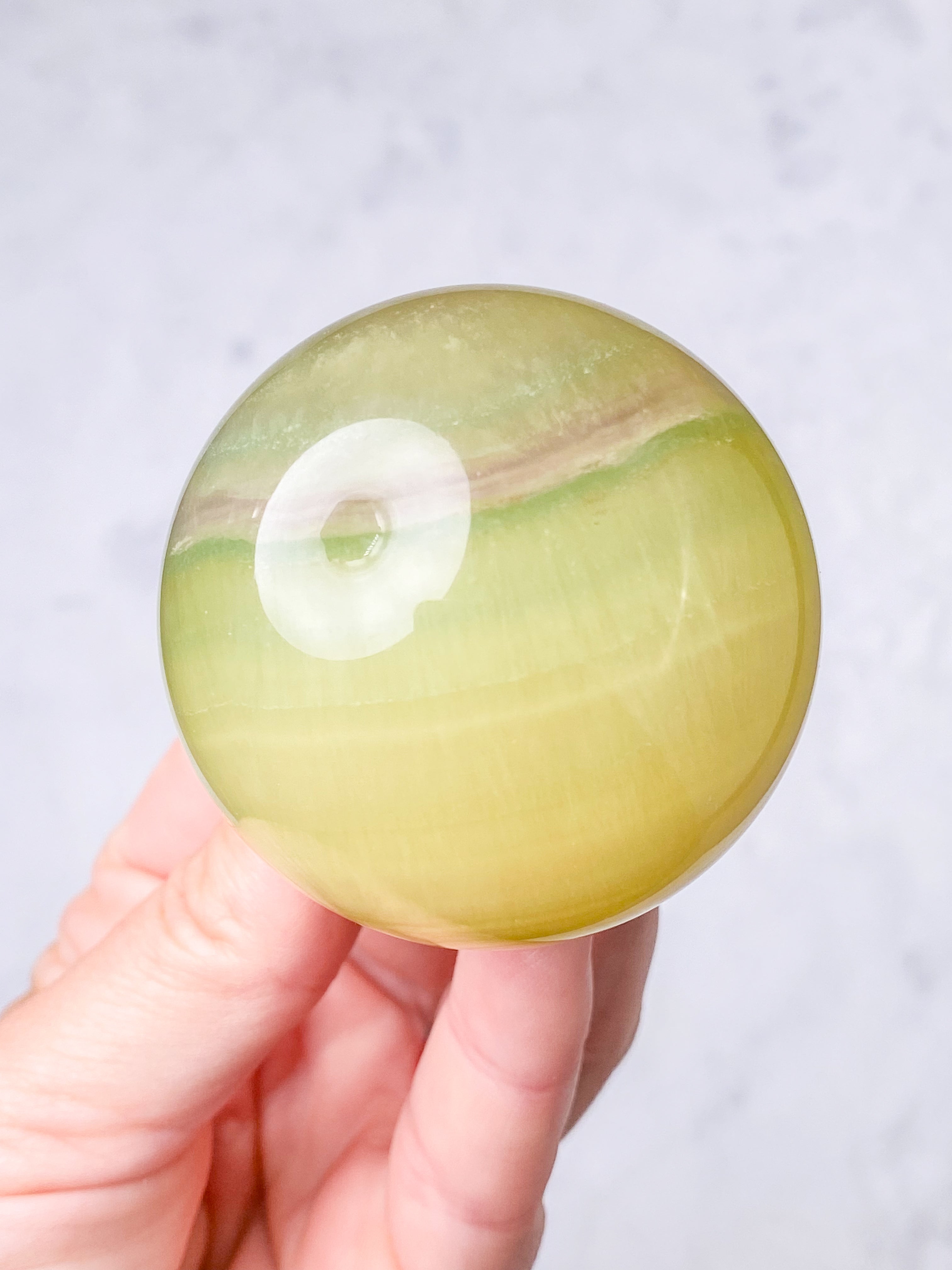 Mango Fluorit Kugle (Nr. 9)