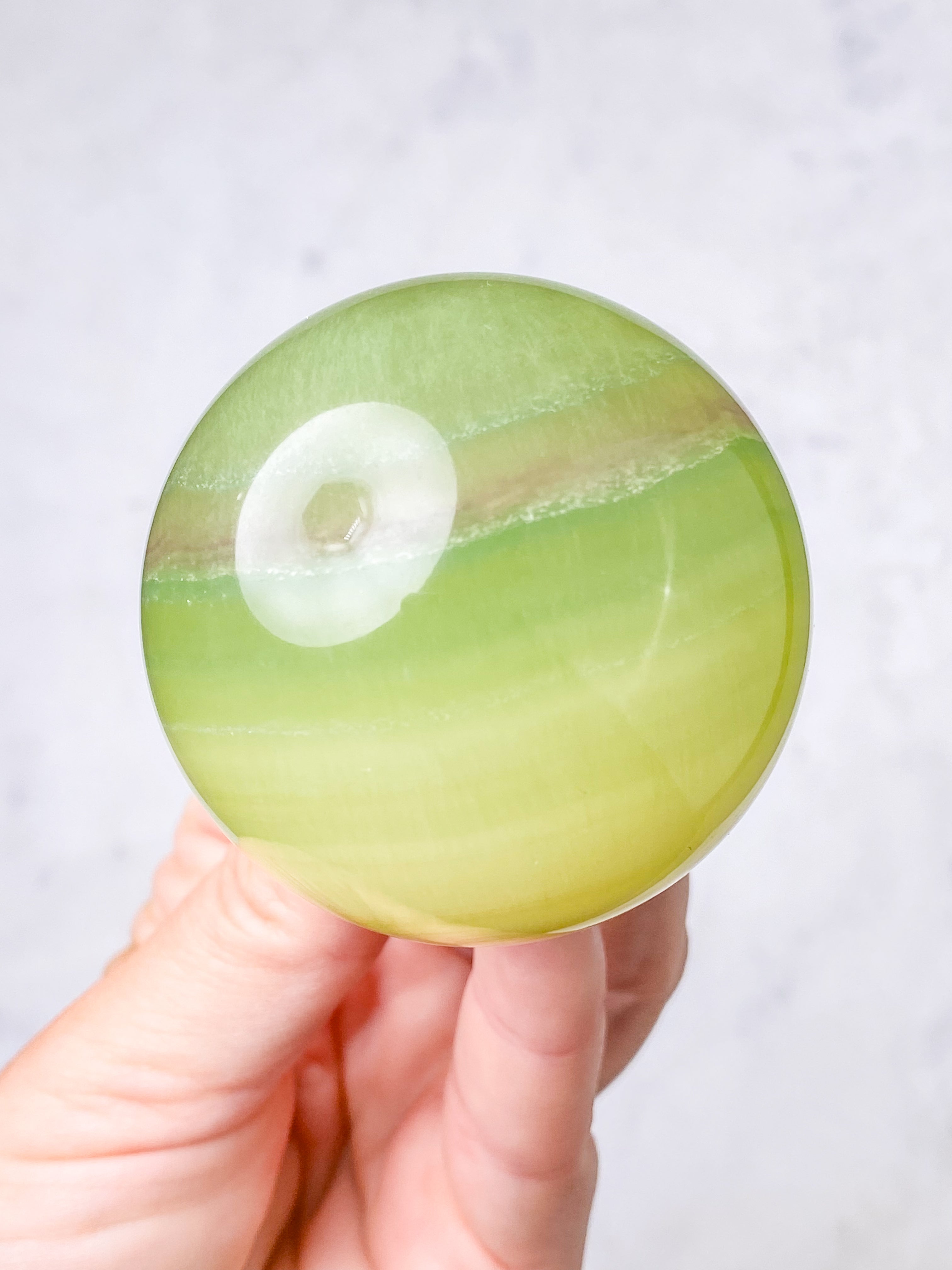Mango Fluorit Kugle (Nr. 11)