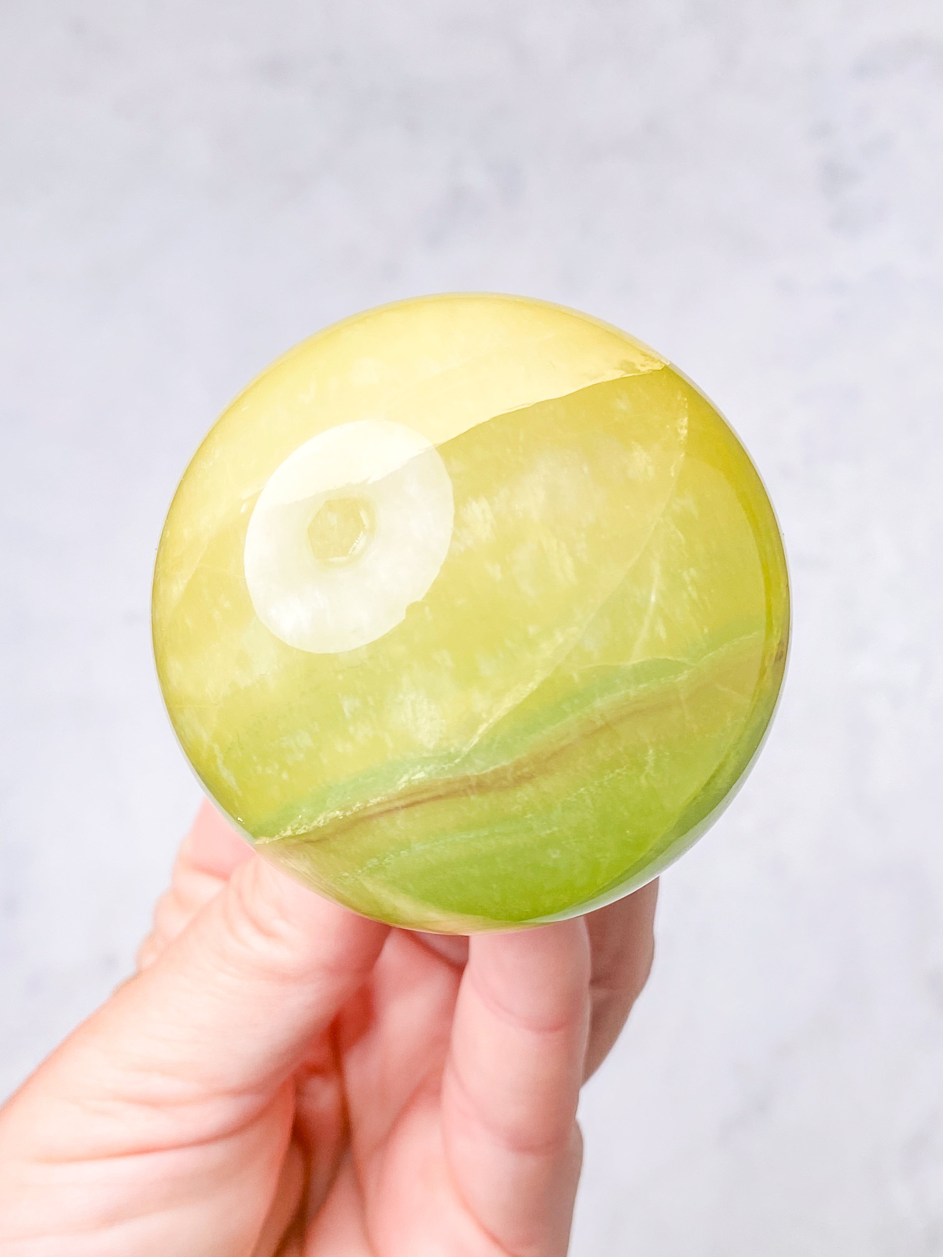 Mango Fluorit Kugle (Nr. 12)