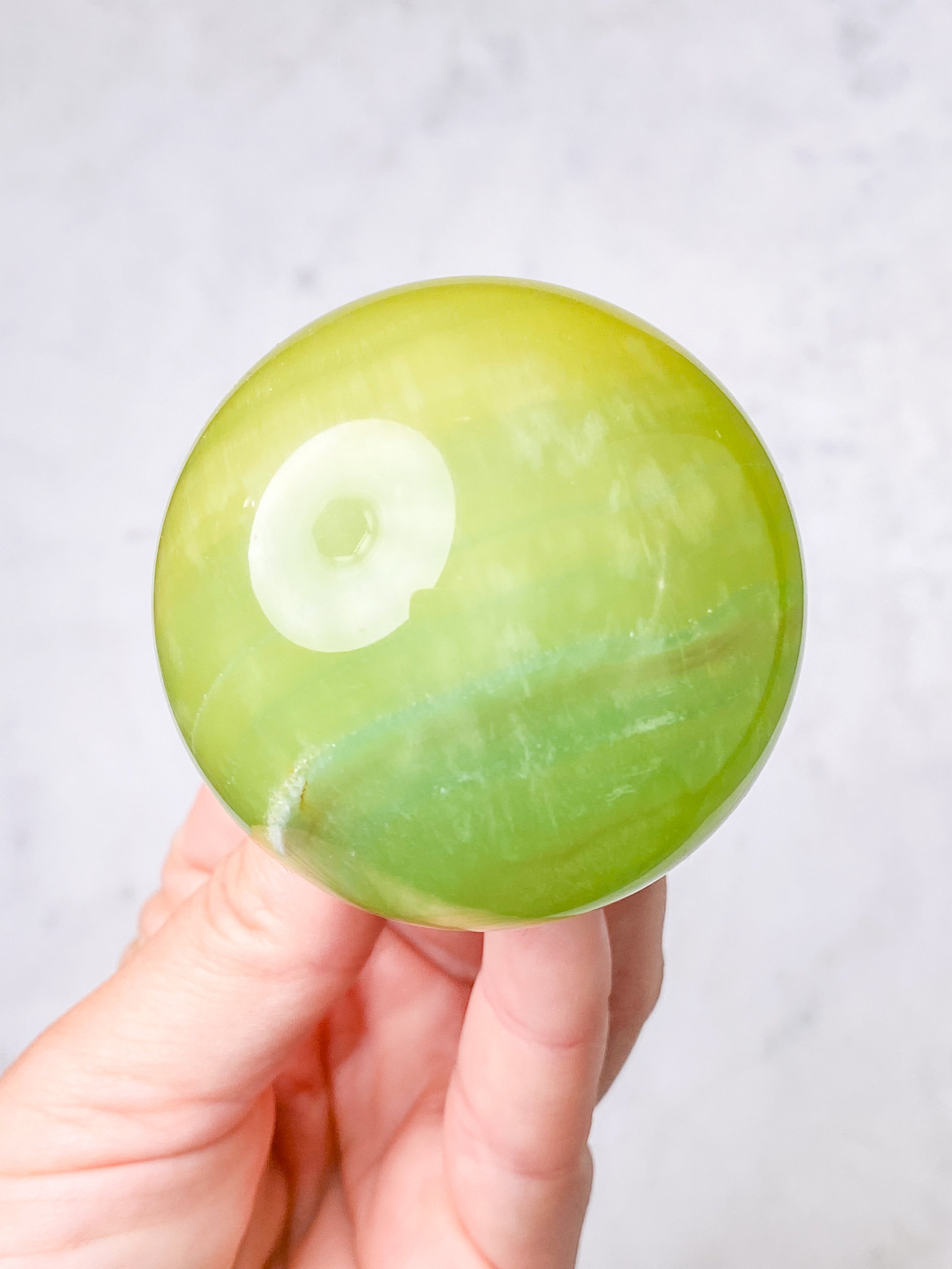 Mango Fluorit Kugle (Nr. 13)
