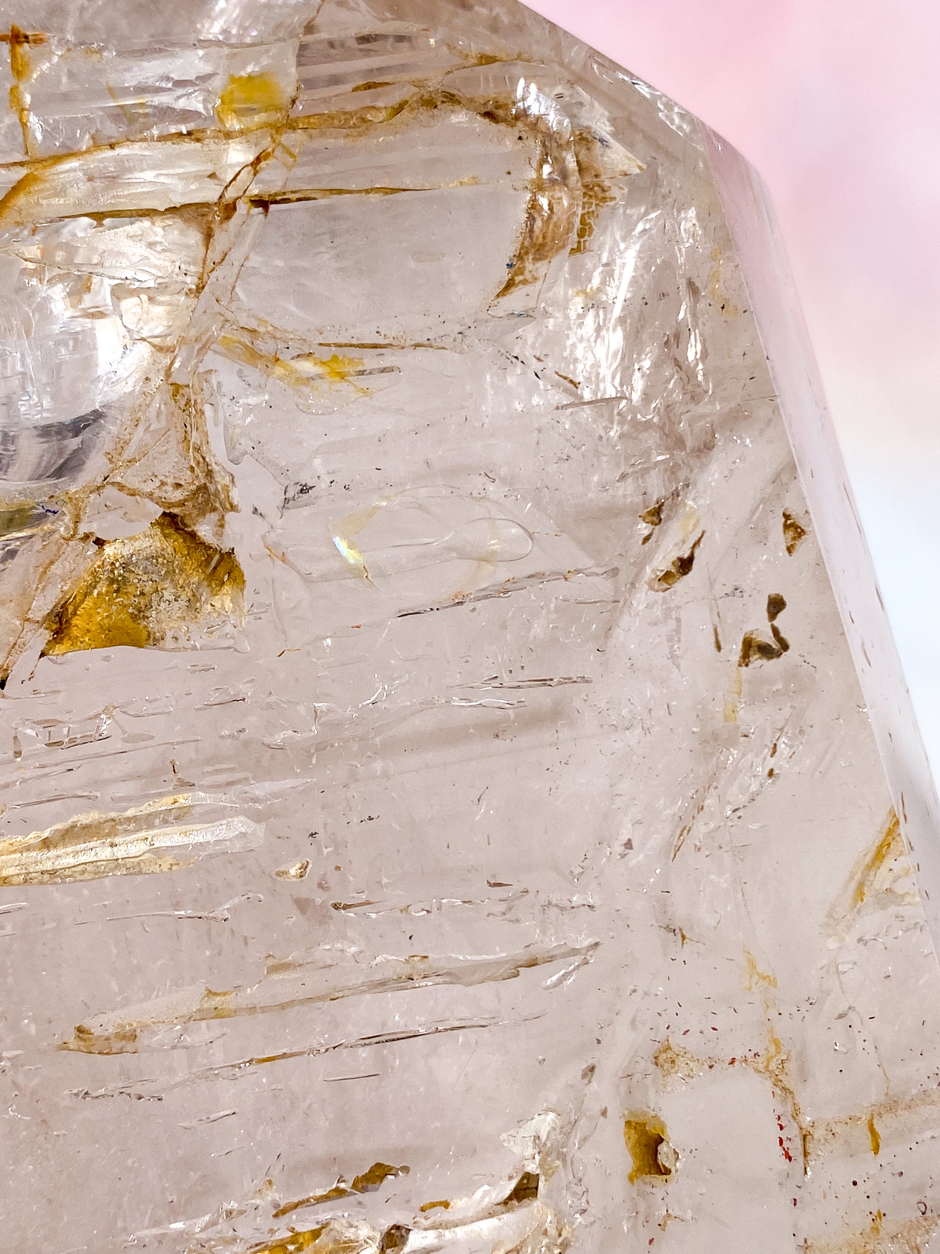 Enorm Enhydro Smokey Bergkristall Torn (Nr. 5) Exklusiv Kvalitet