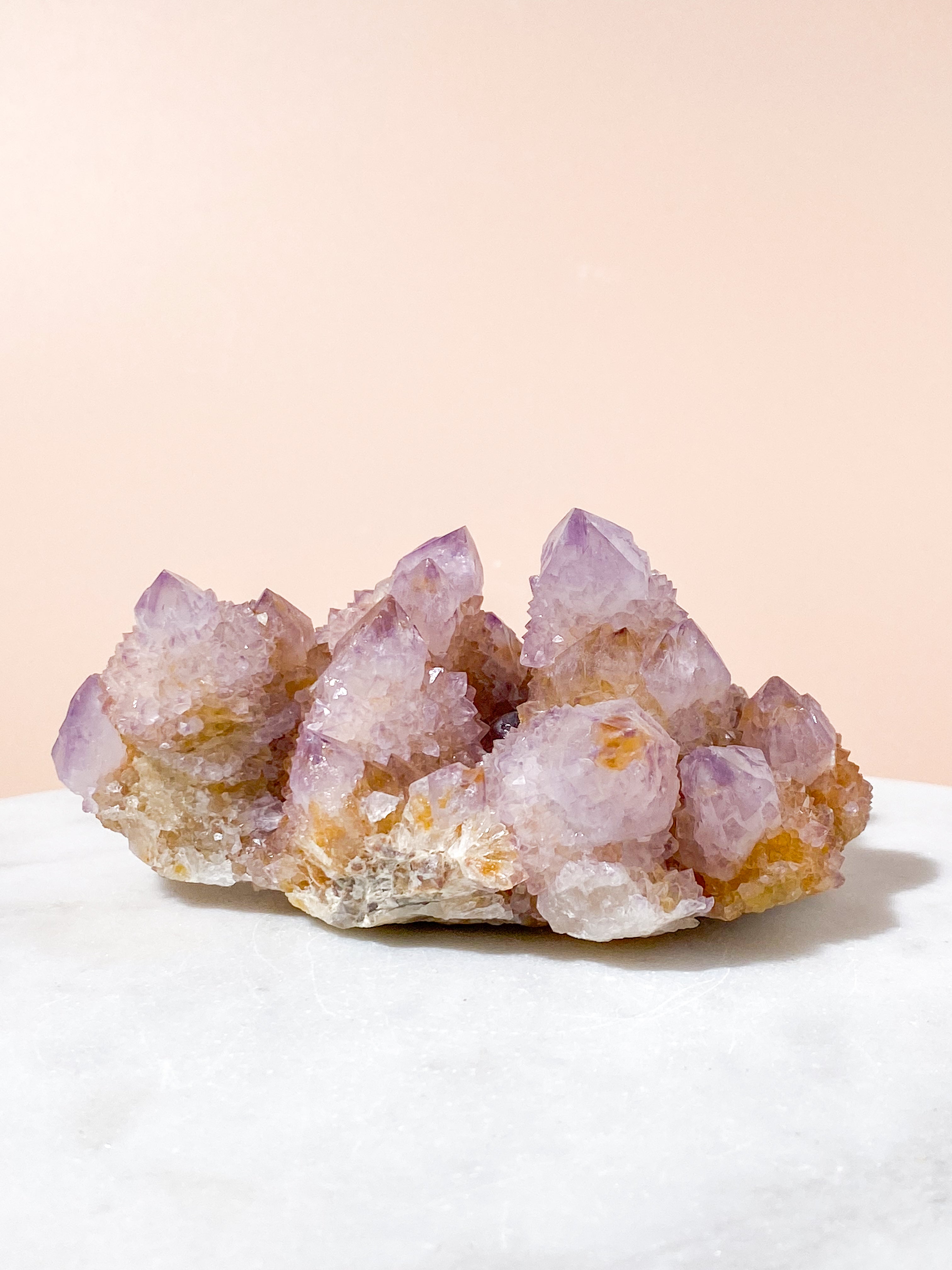 Mellan Spirit Quartz Ametistkluster (Nr. 17)