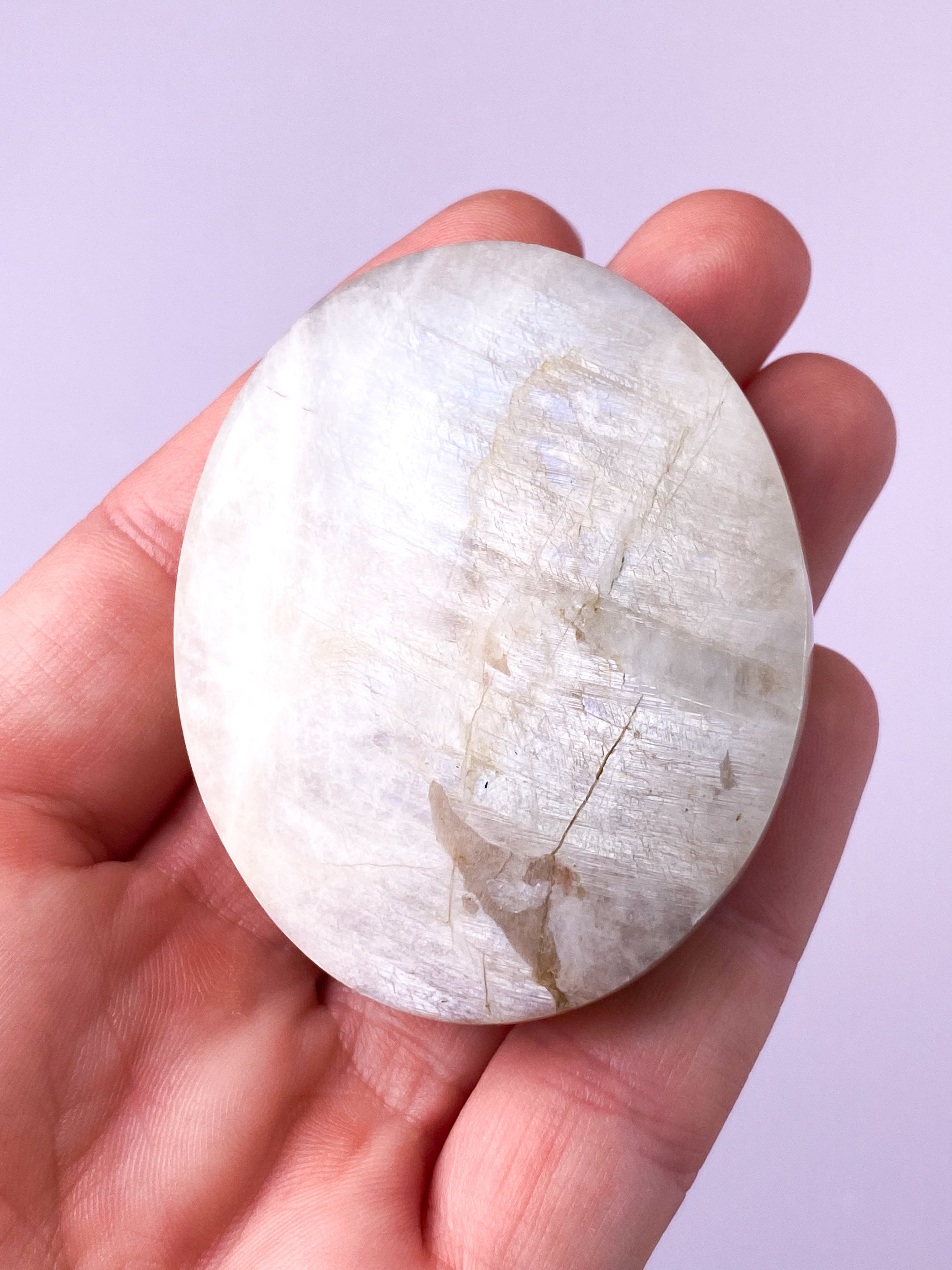 Rainbow Moonstone Palmstone