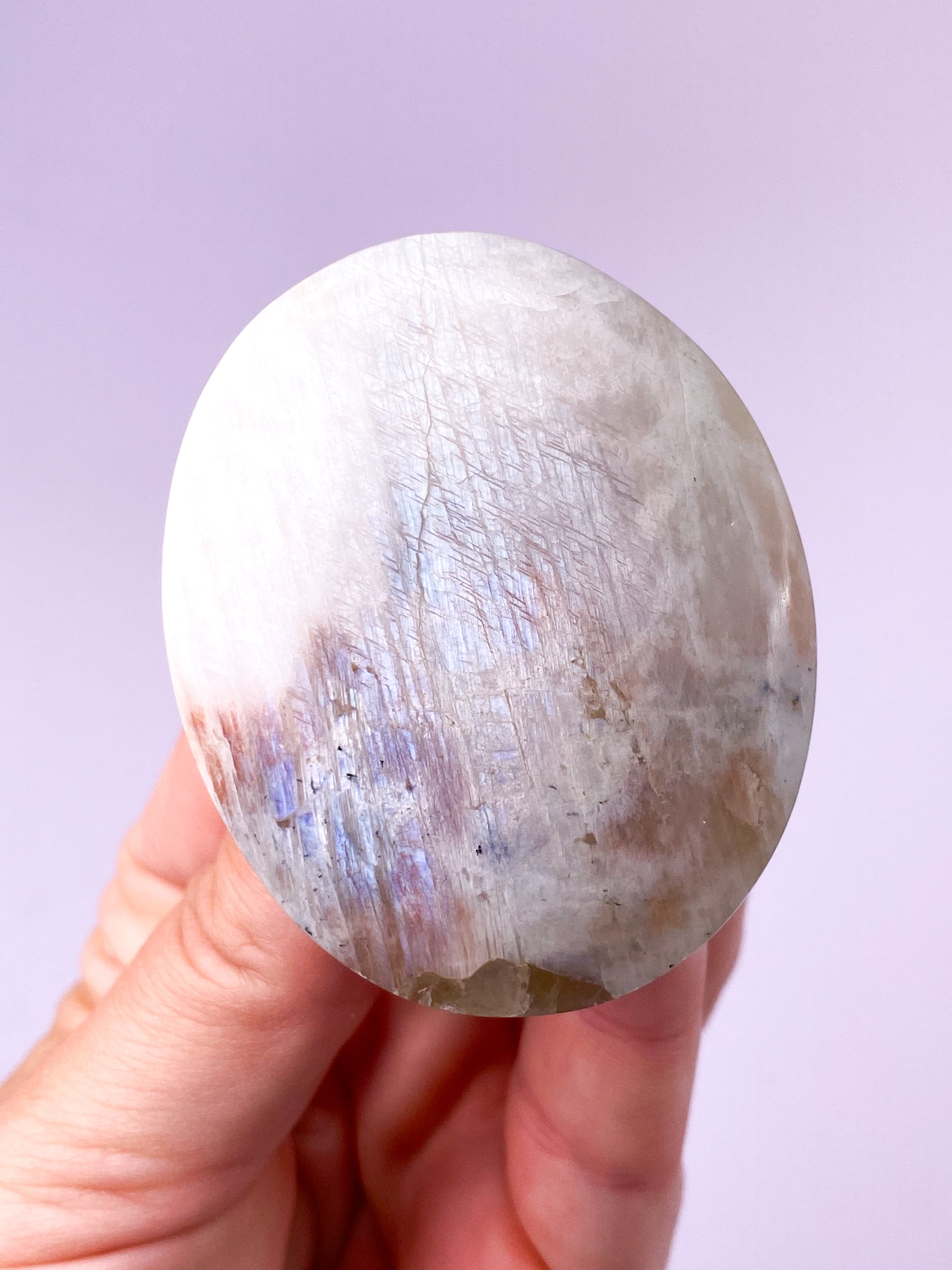 Rainbow Moonstone Palmstone