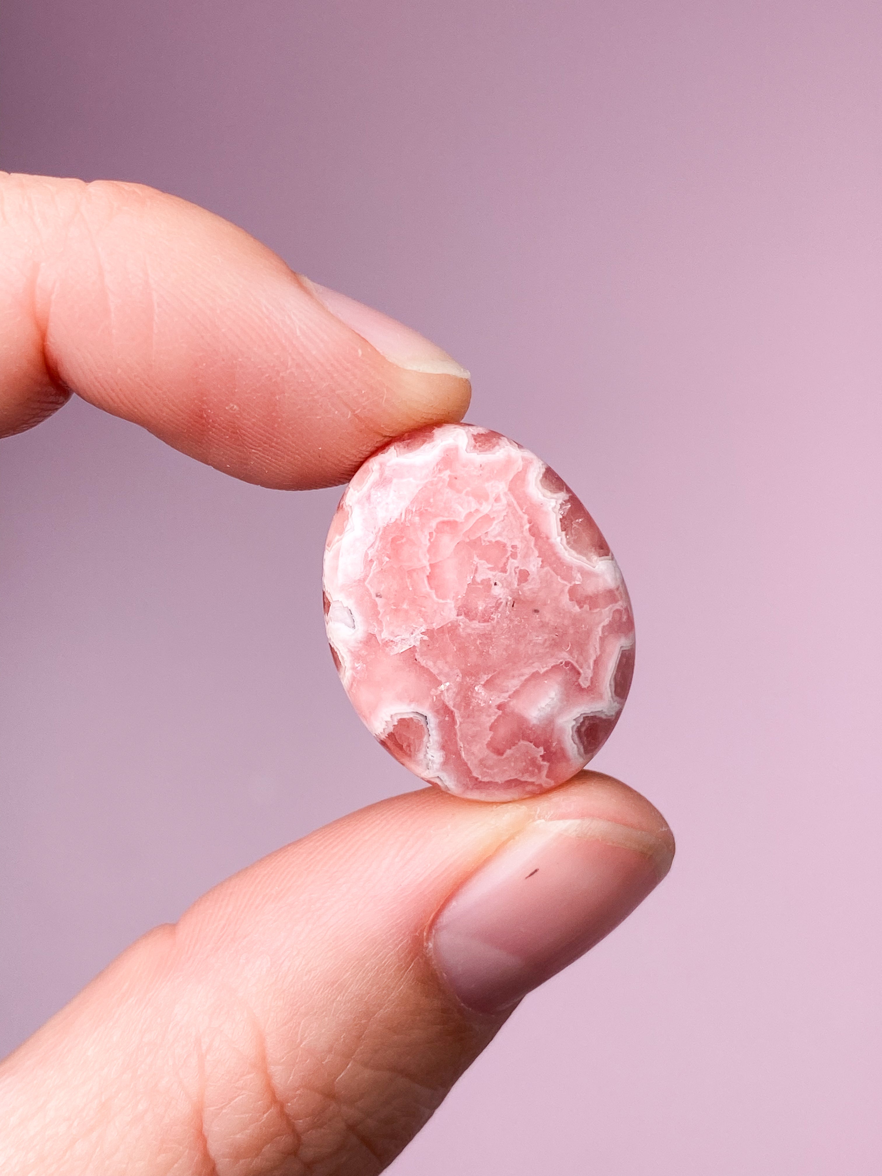 Rhodochrosit Poleret (Nr. 3) Eksklusiv Kvalitet