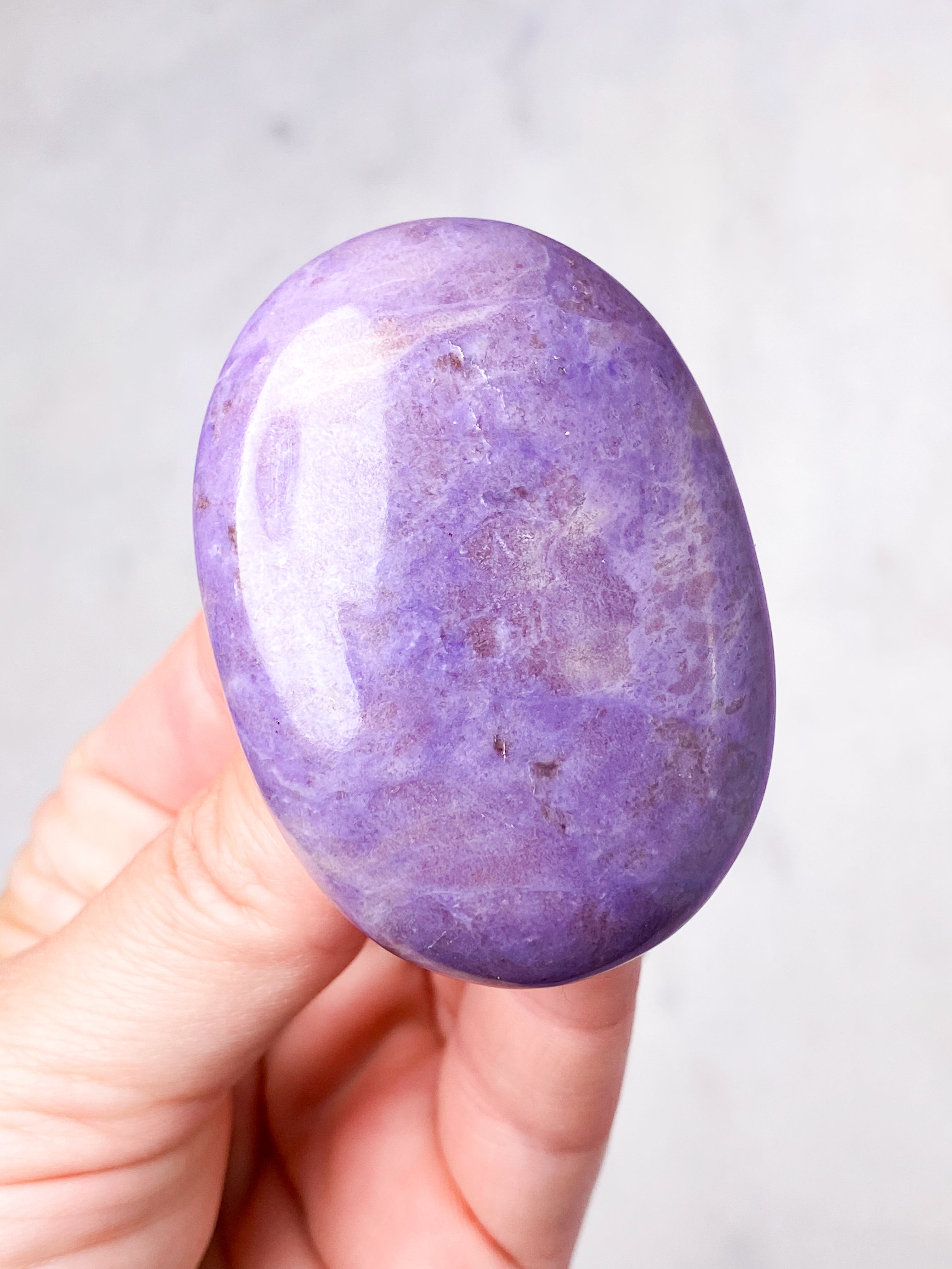 Lavendel Jade Palmstone (Nr. 4)