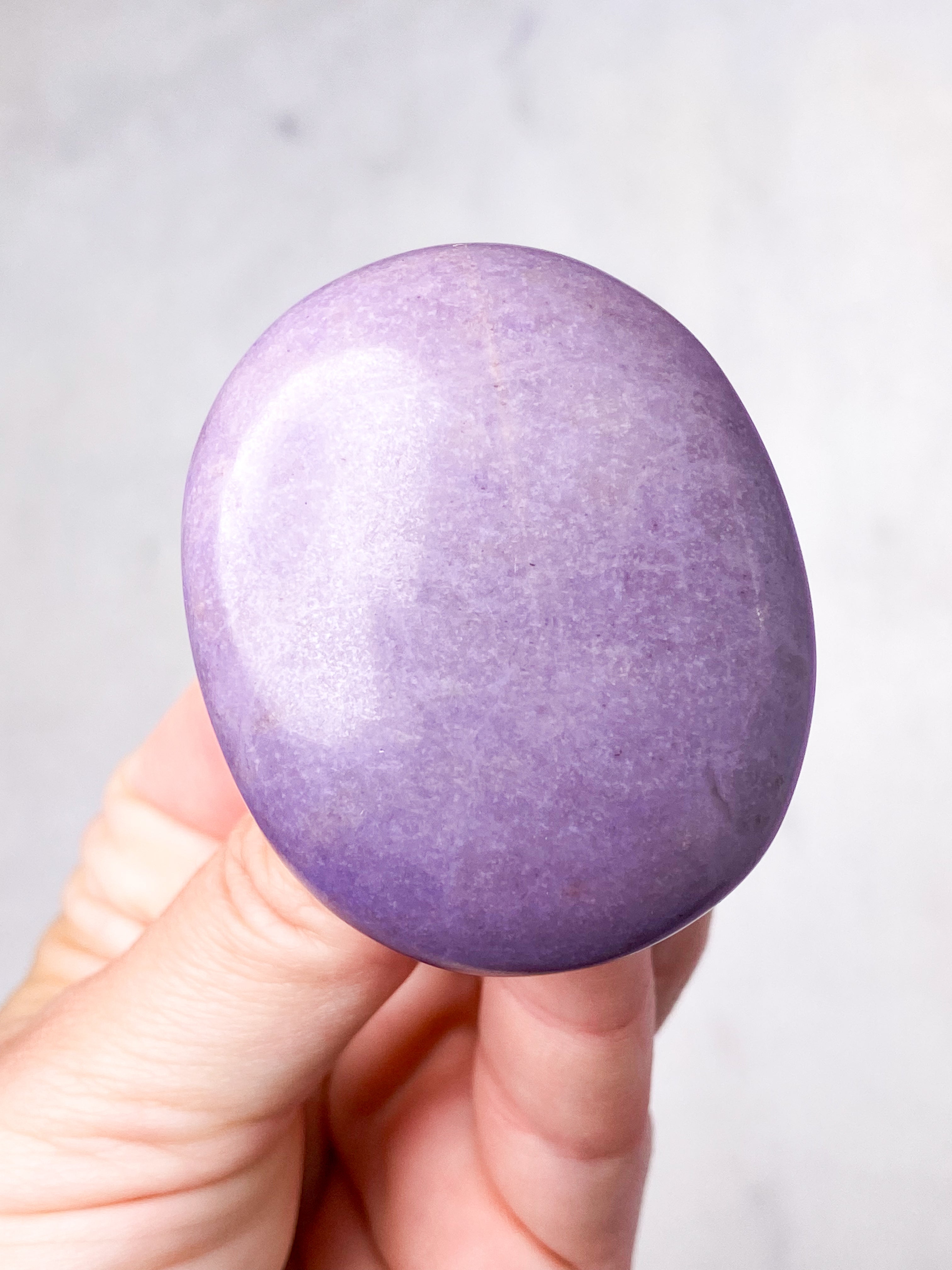 Lavendel Jade Palmstone (Nr. 6)