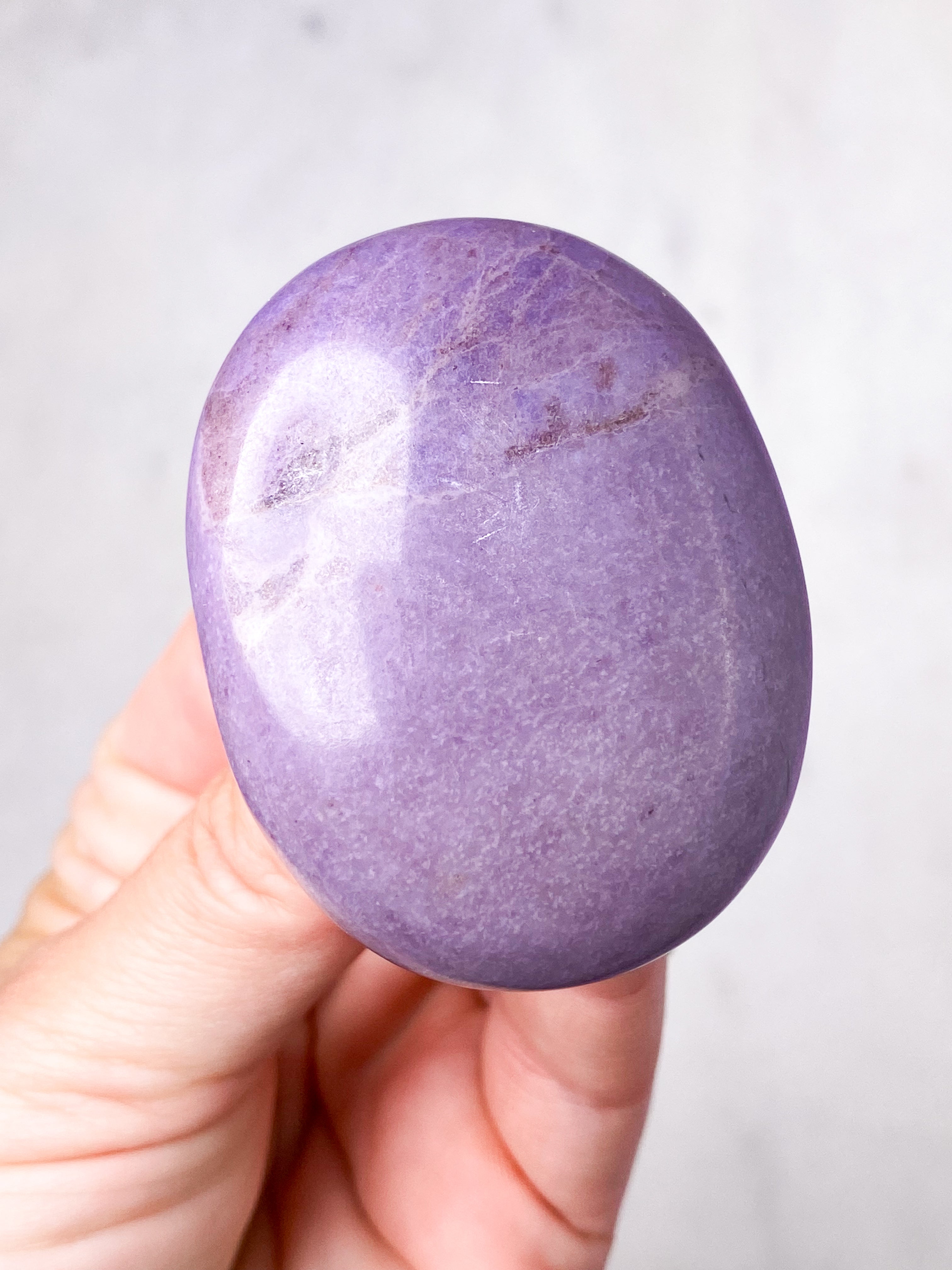 Lavendel Jade Palmstone (Nr. 10)