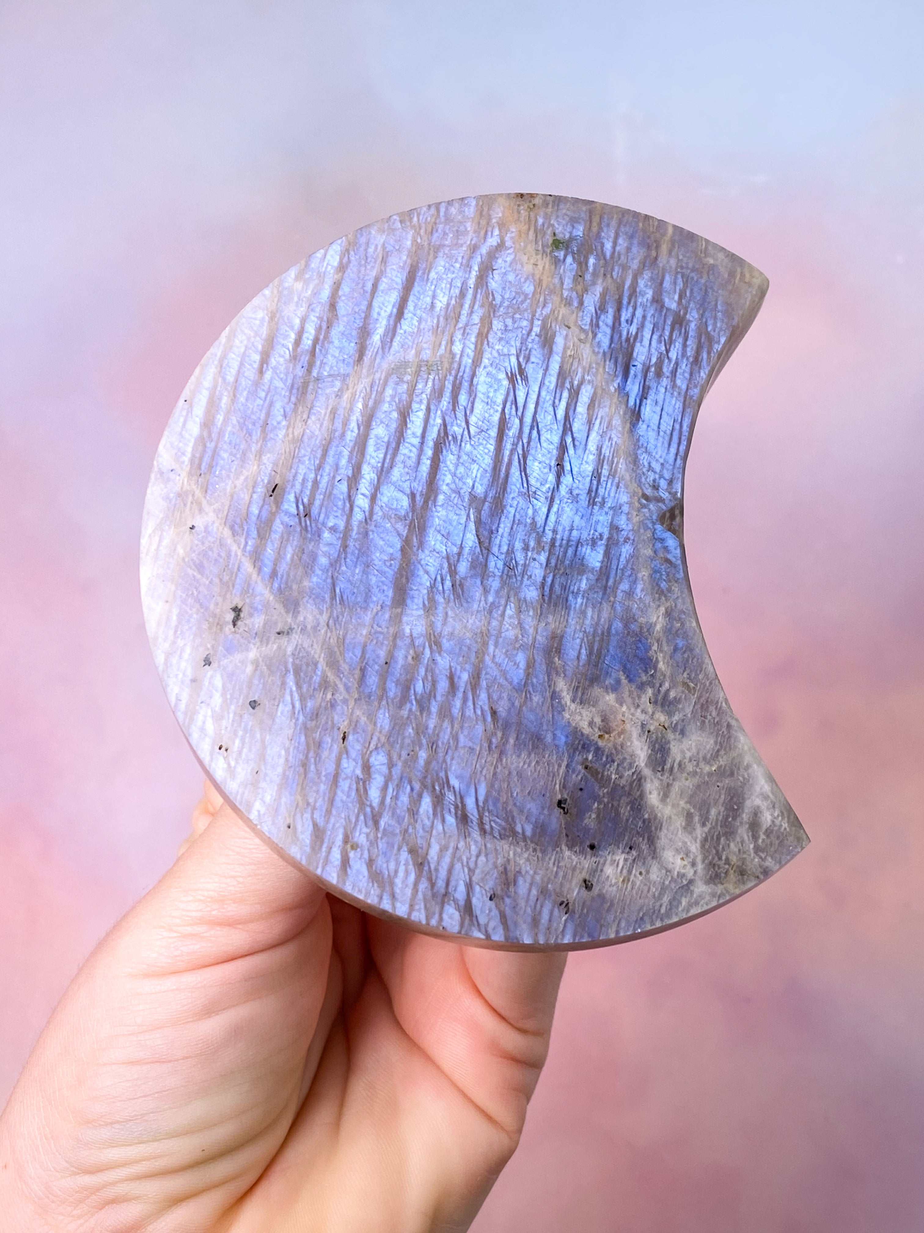 Rainbow Moonstone Palmstone