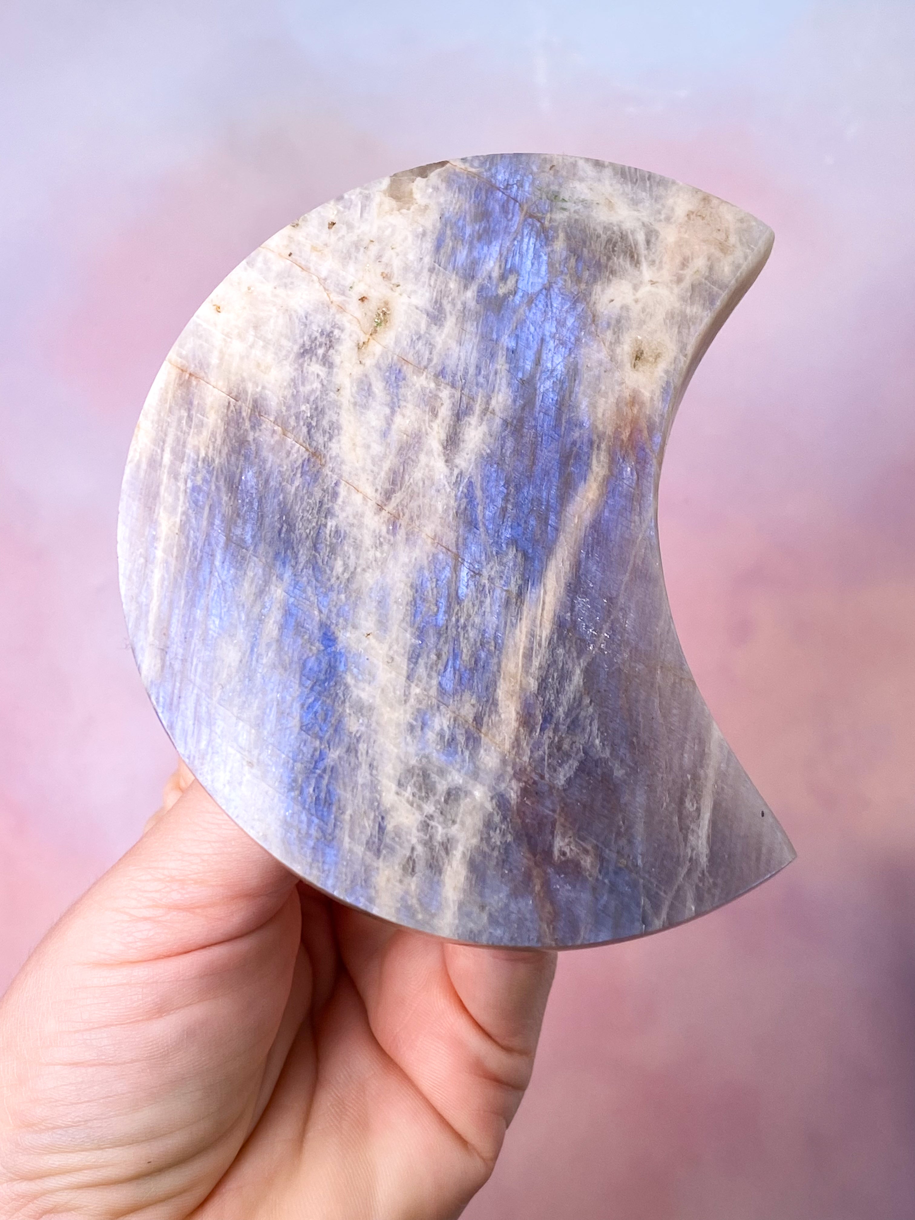 Rainbow Moonstone Palmstone