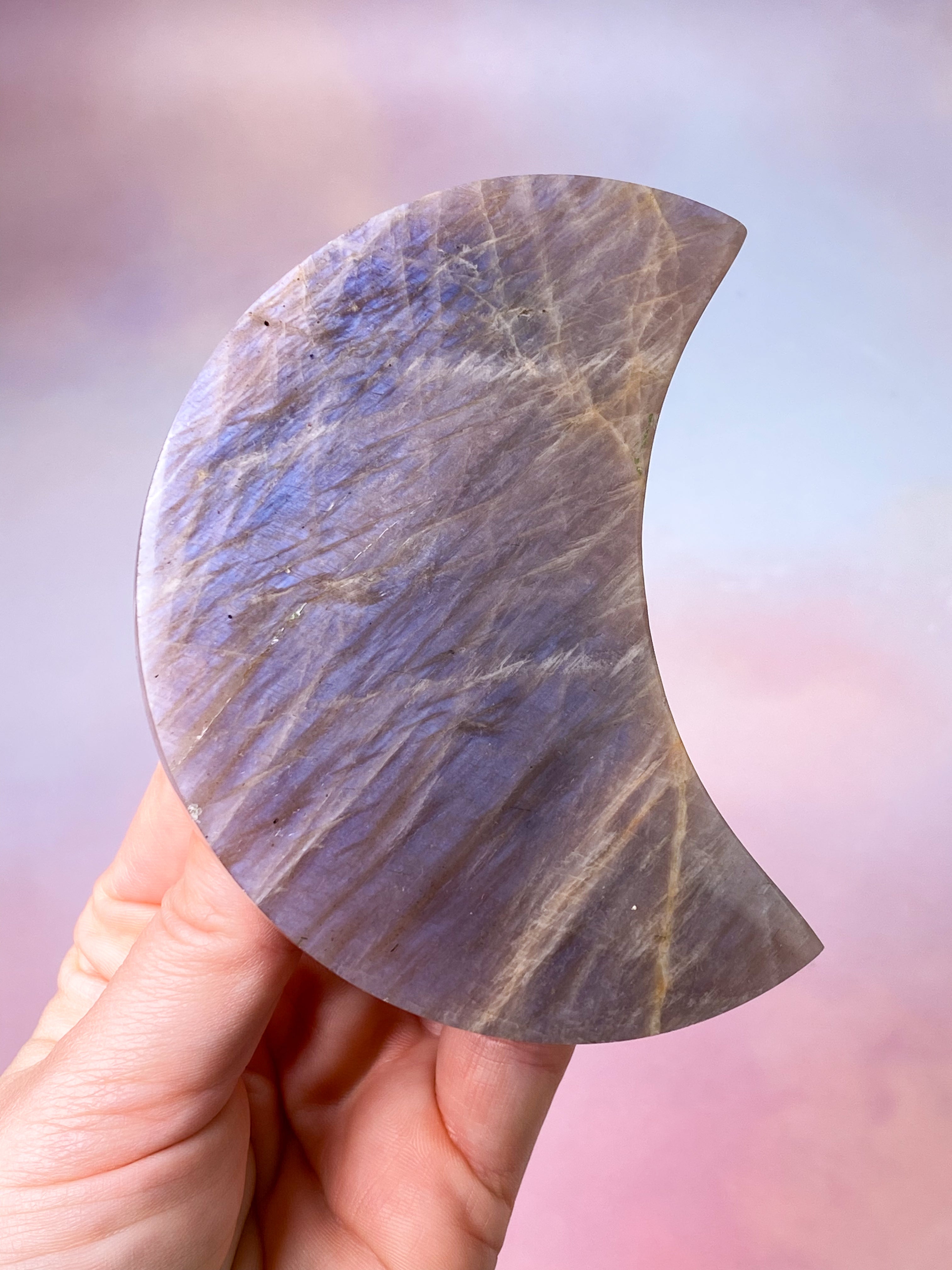 Rainbow Moonstone Palmstone