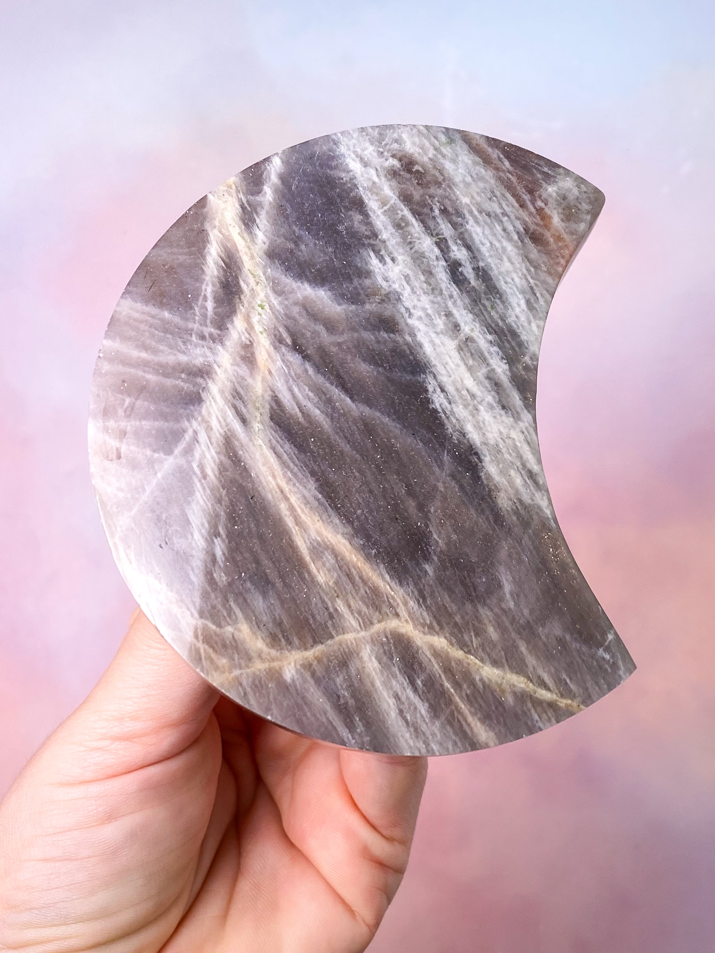 Rainbow Moonstone Palmstone