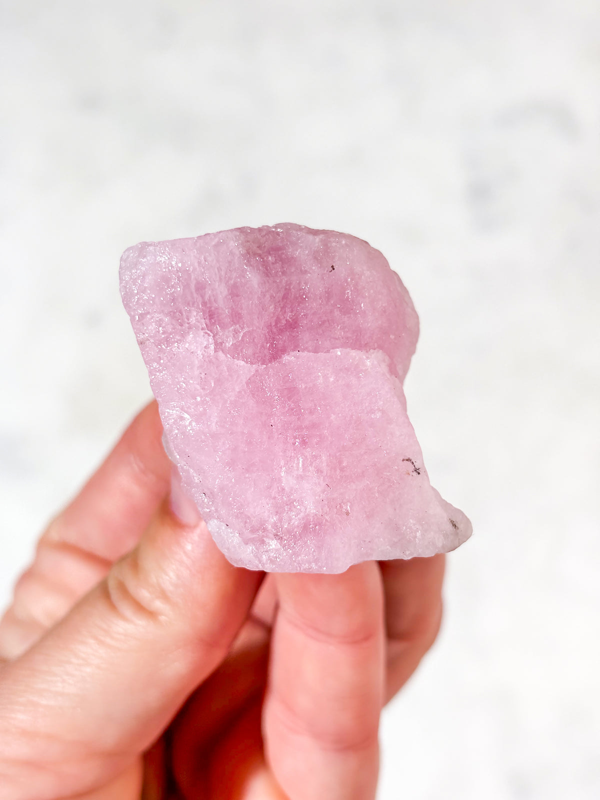 Rå Pink Morganit (Nr. 1)