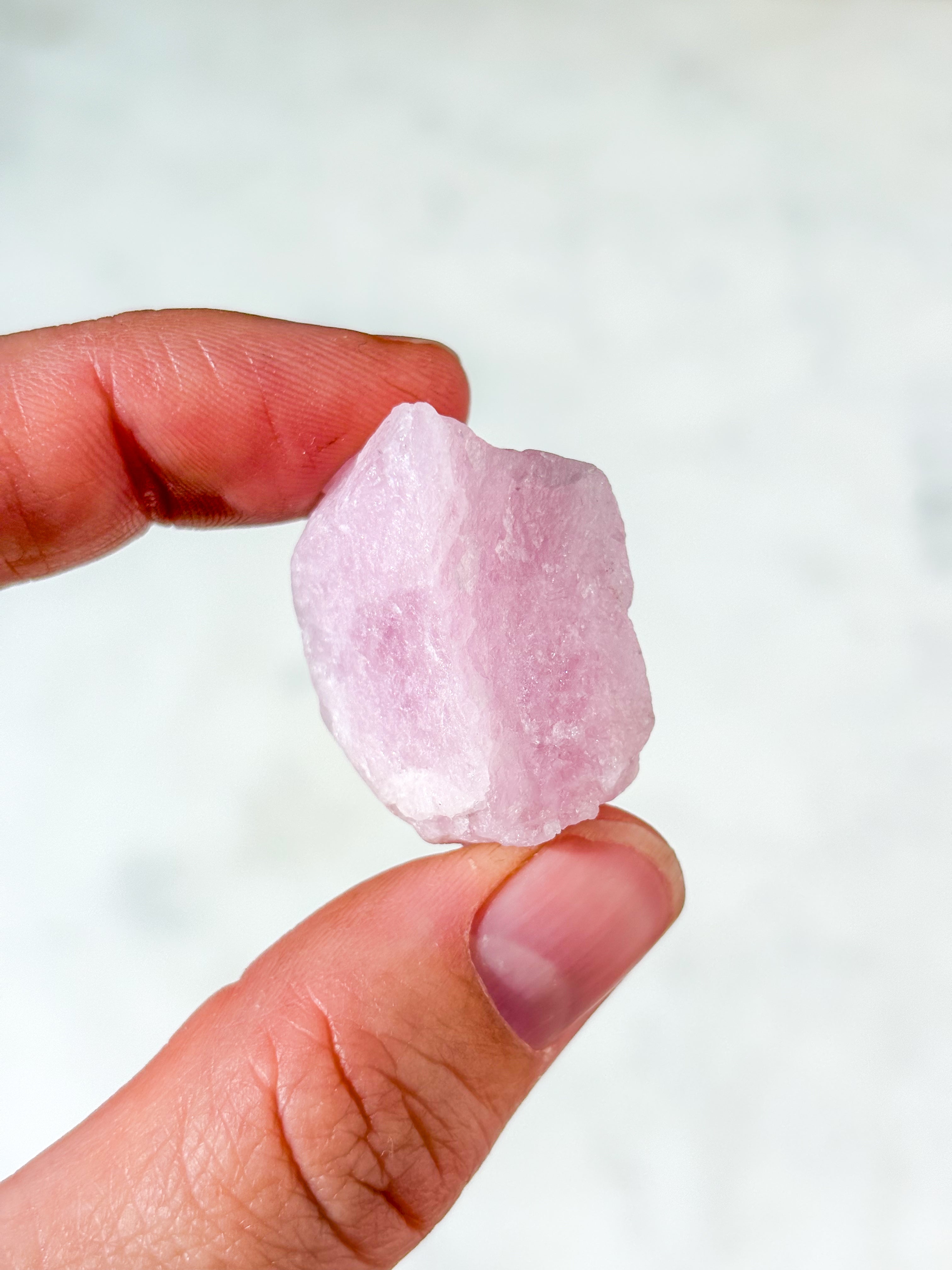 Rå Pink Morganit (Nr. 4)